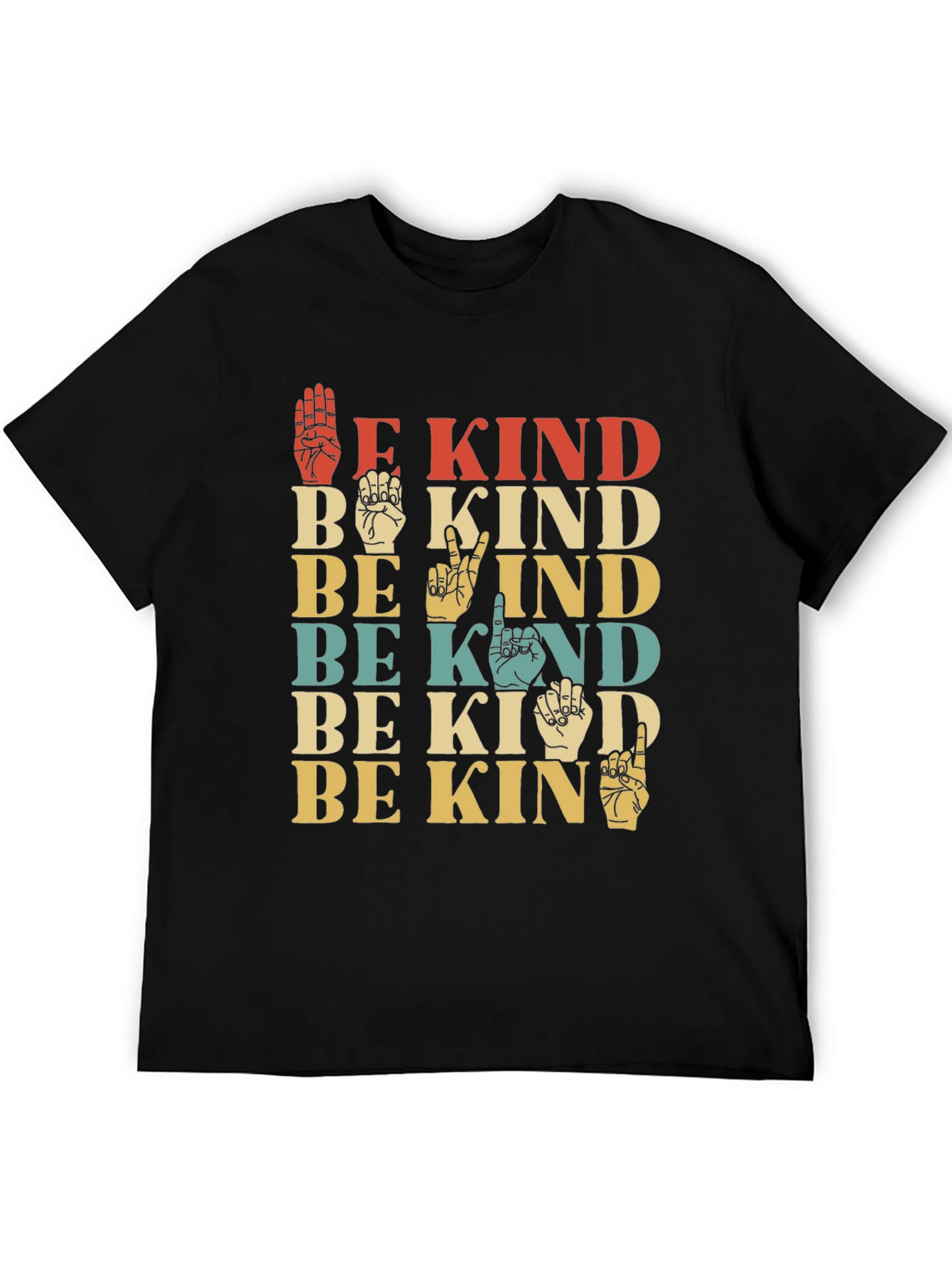 Be Kind Sign Language Graphic Tee