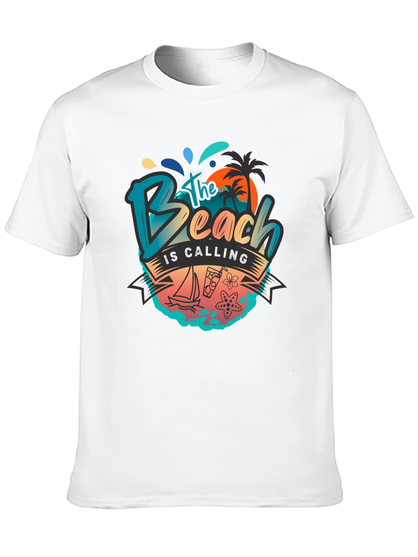 The Beach Is Calling T-Shirt - Summer Vibes
