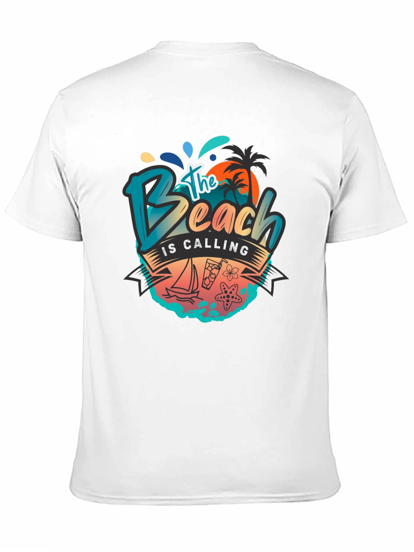 The Beach Is Calling T-Shirt - Summer Vibes