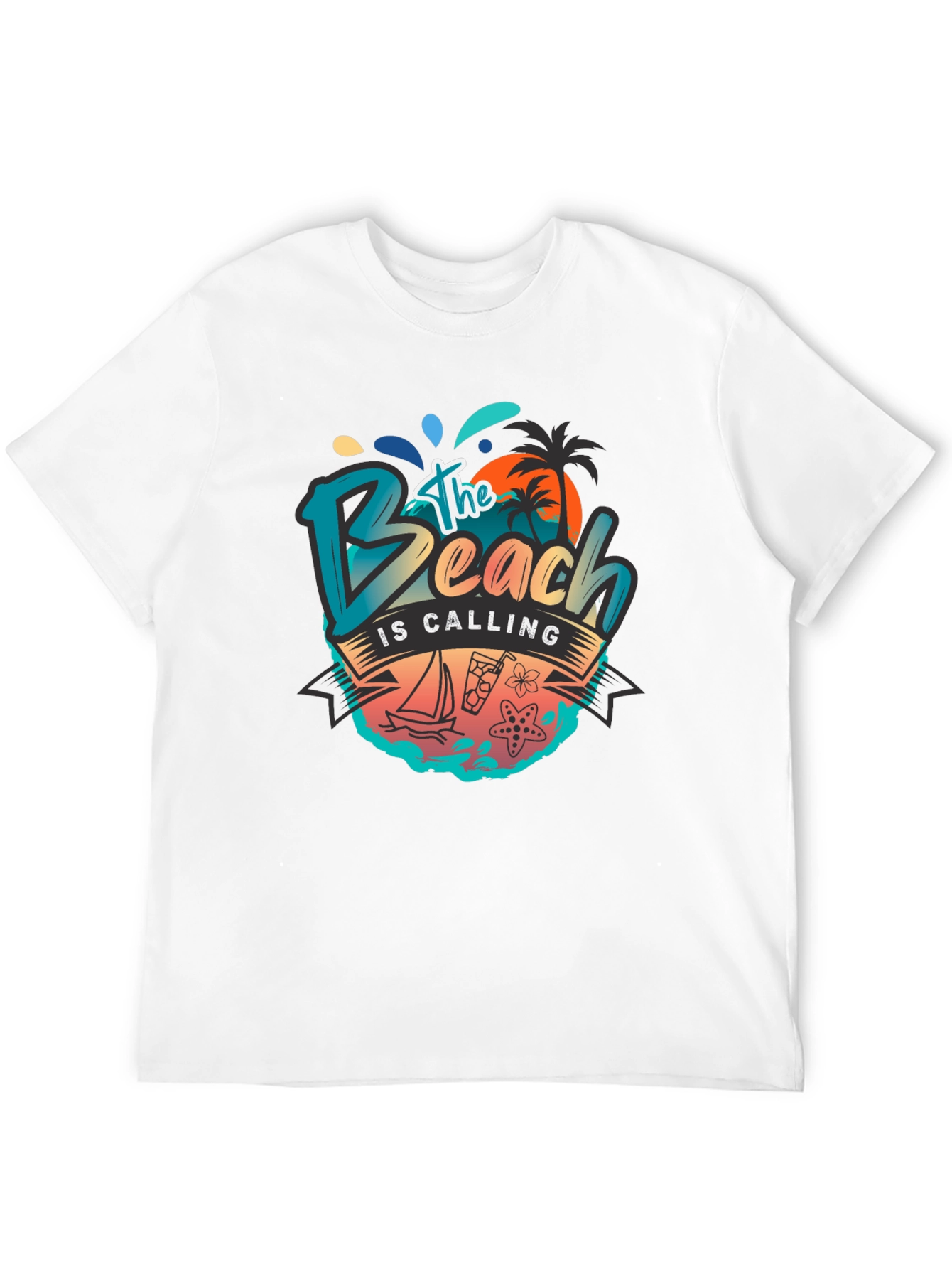The Beach Is Calling T-Shirt - Summer Vibes