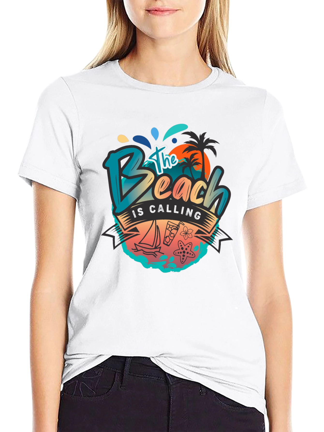 The Beach Is Calling T-Shirt - Summer Vibes