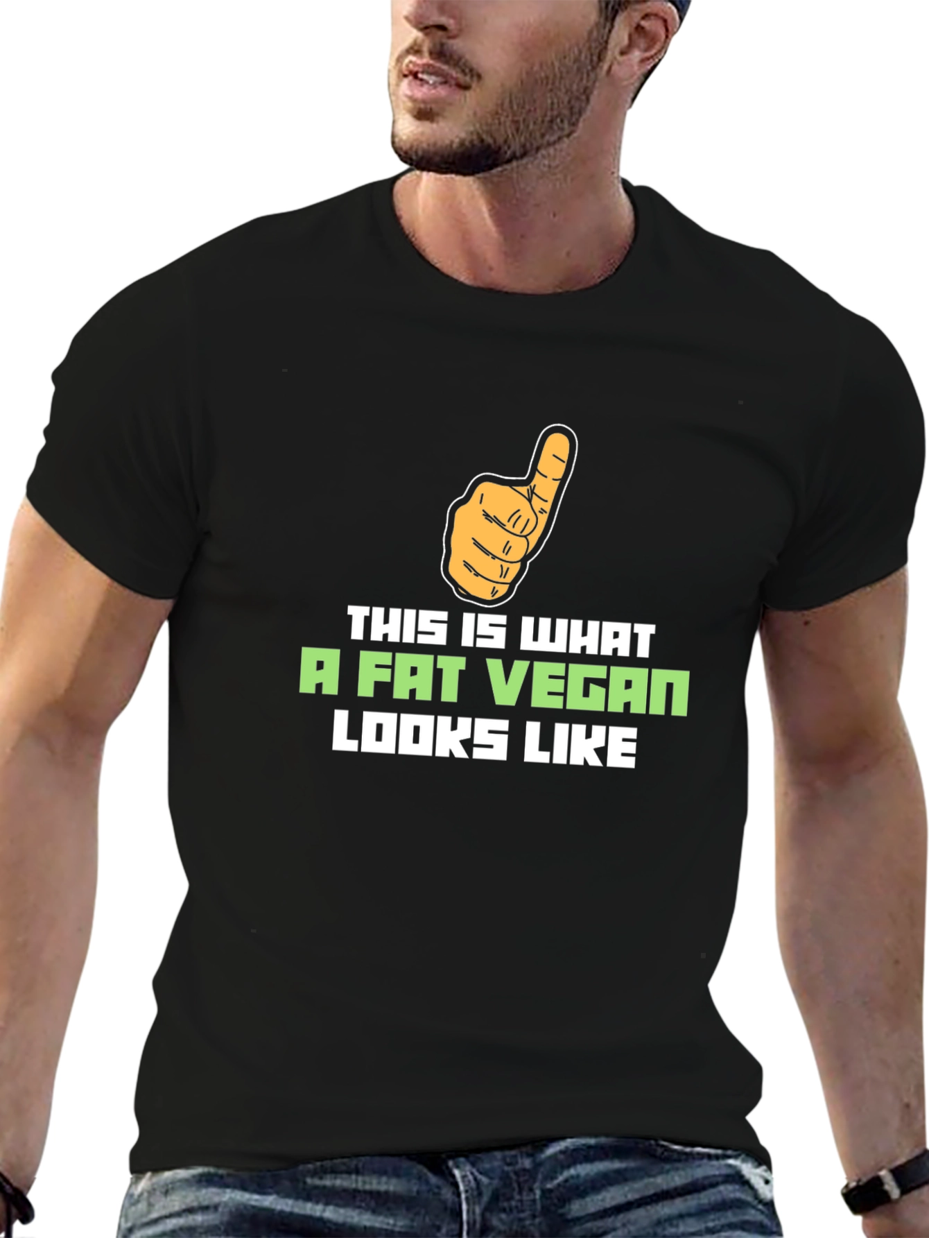 Fat Vegan Graphic T-Shirt