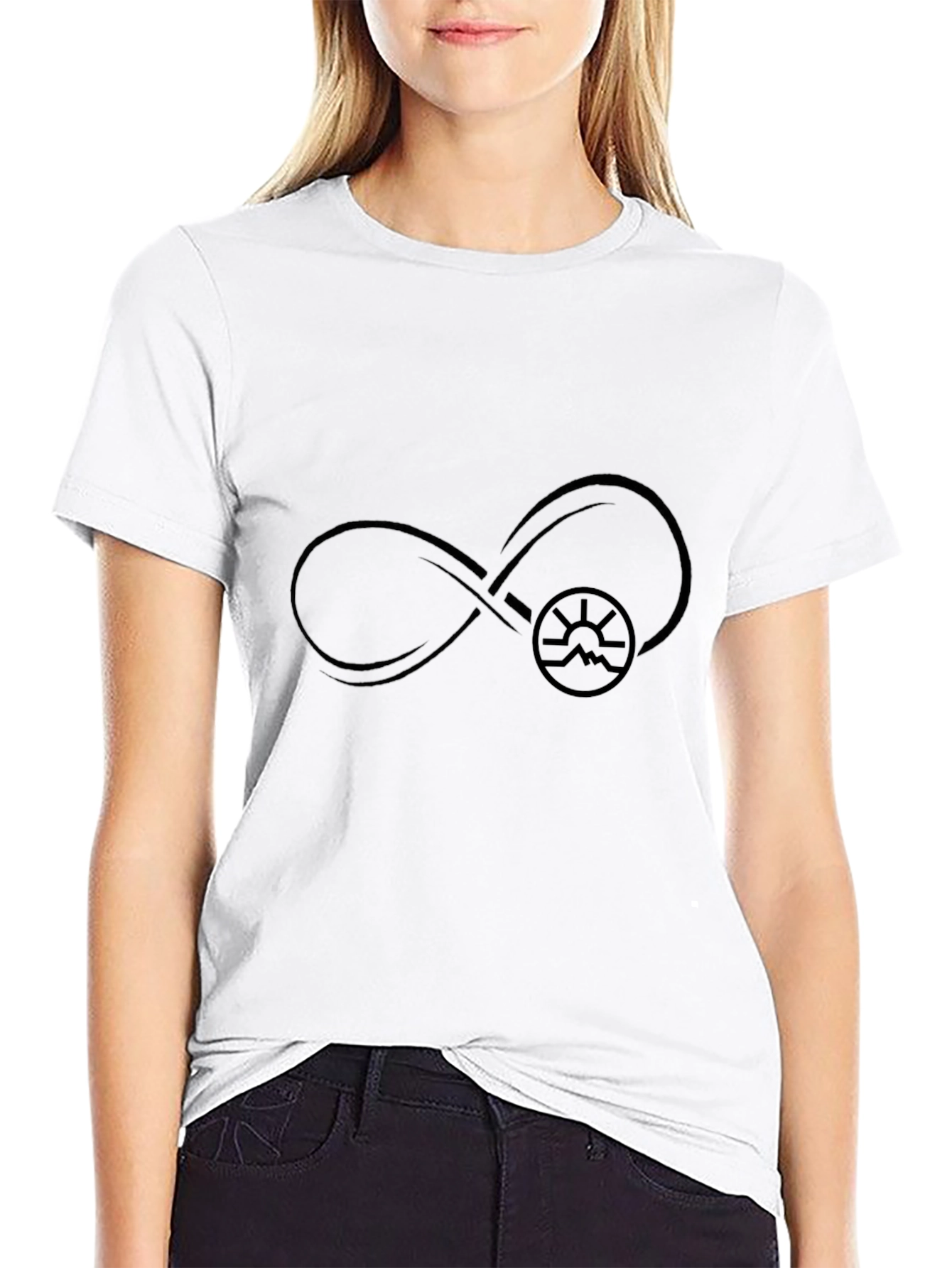Infinity Mountain Graphic Tee - Adventure Style