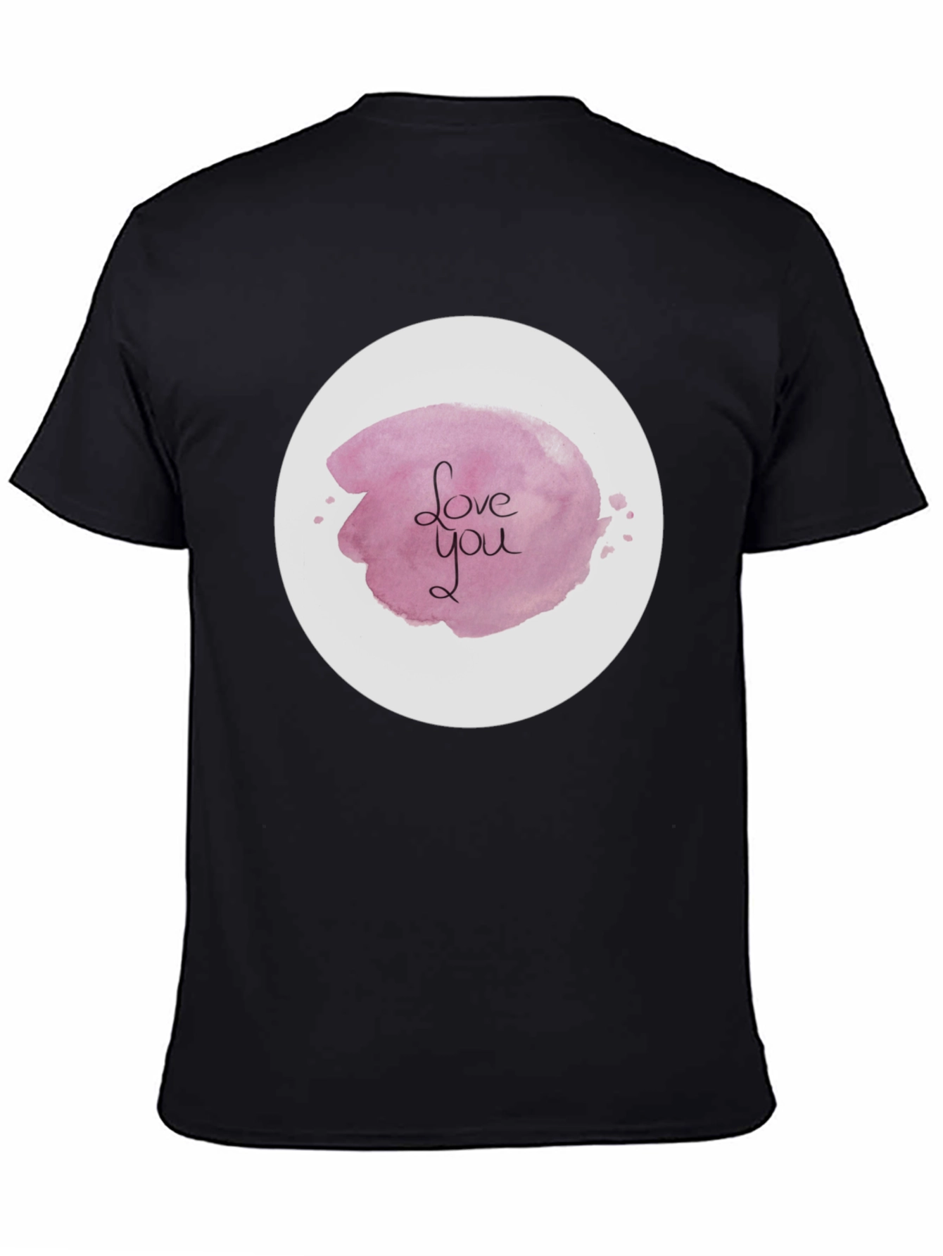 Love You Graphic Tee - Stylish Black Shirt