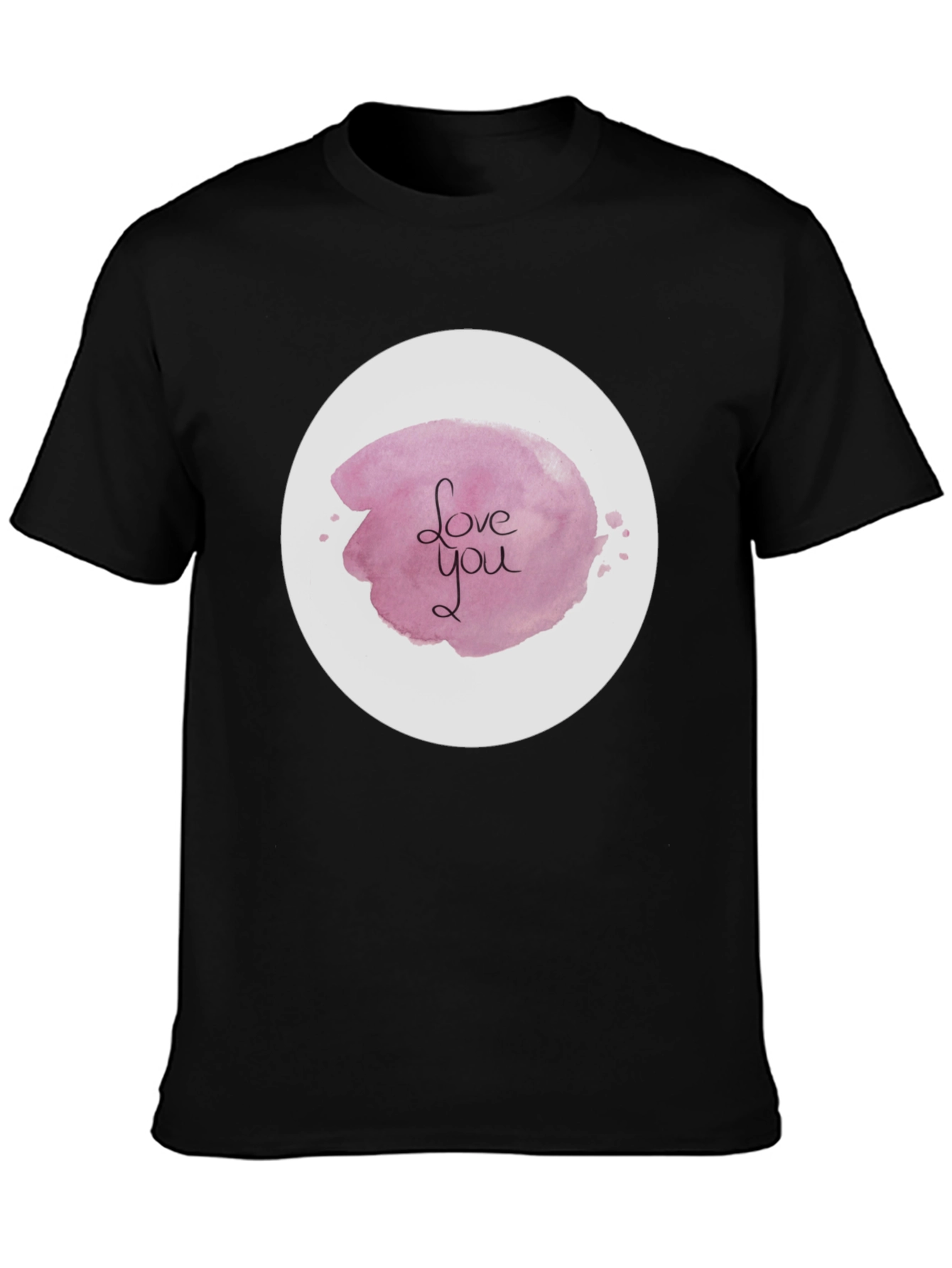 Love You Graphic Tee - Stylish Black Shirt