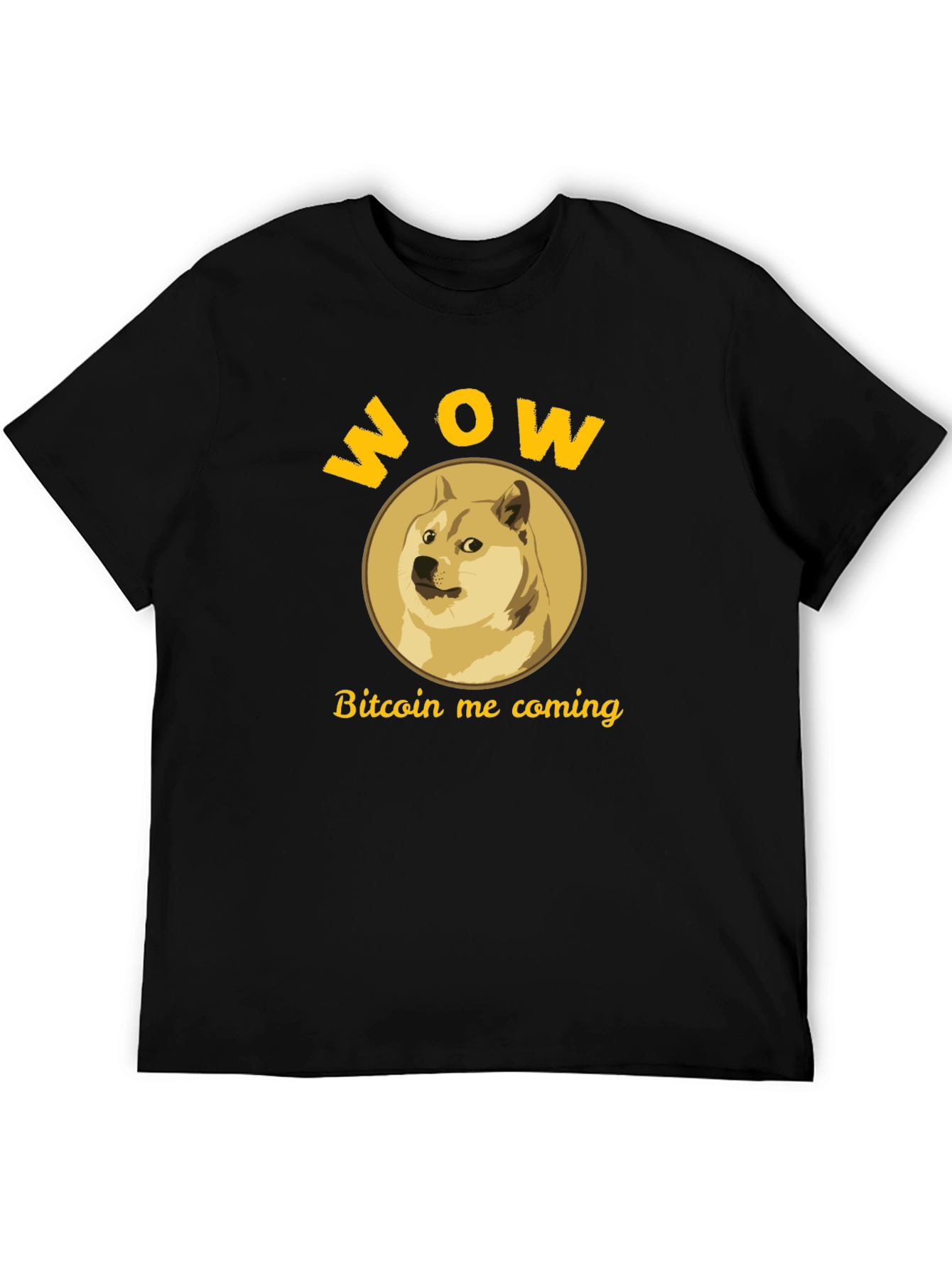 WOW Doge Bitcoin Coming T-Shirt