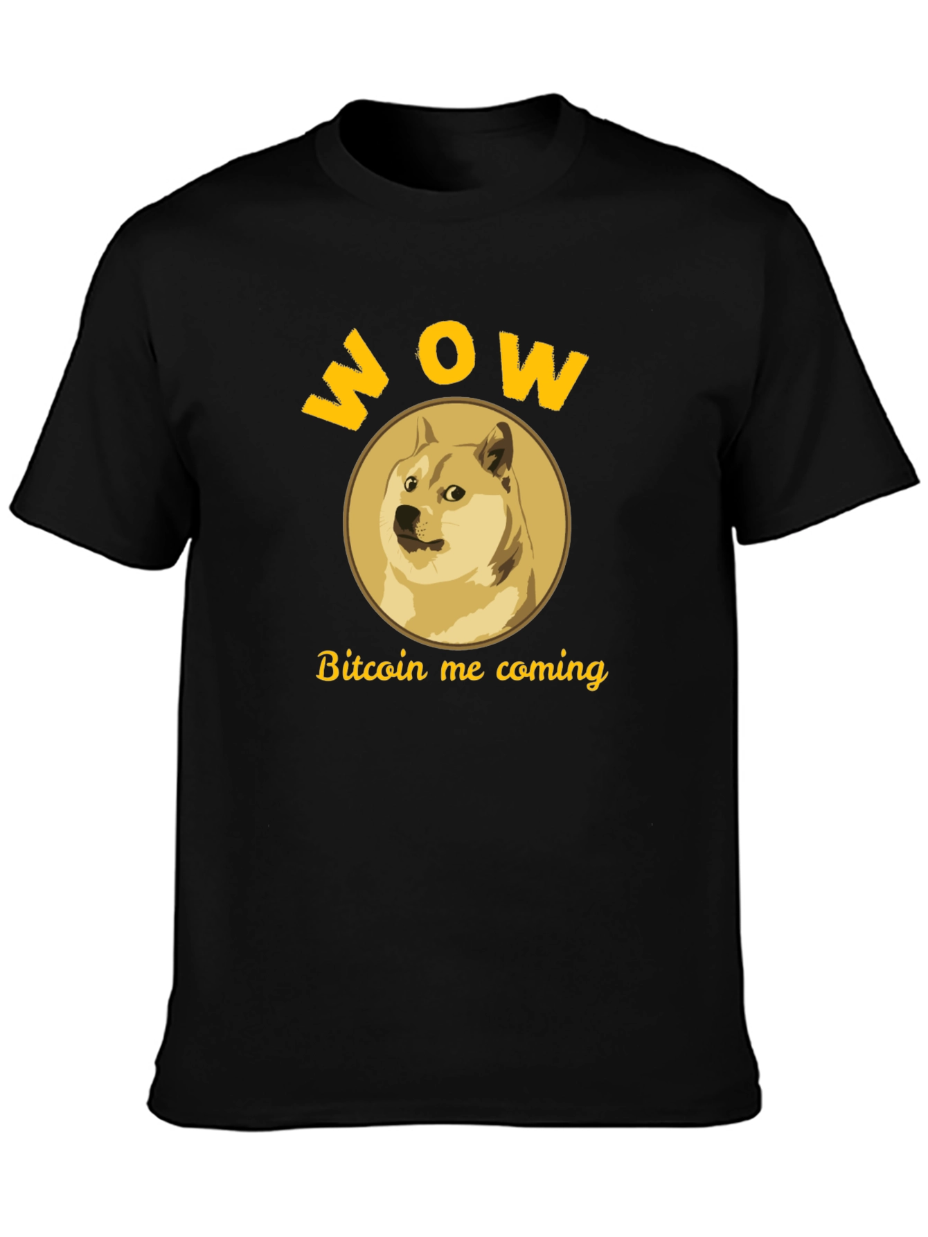 WOW Doge Bitcoin Coming T-Shirt