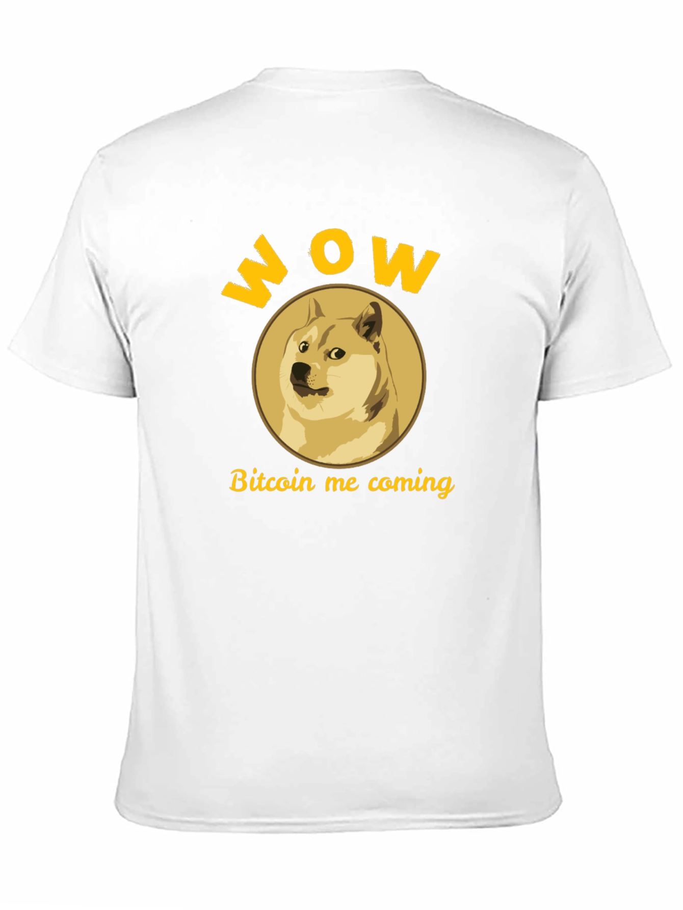 WOW Doge Bitcoin Coming T-Shirt