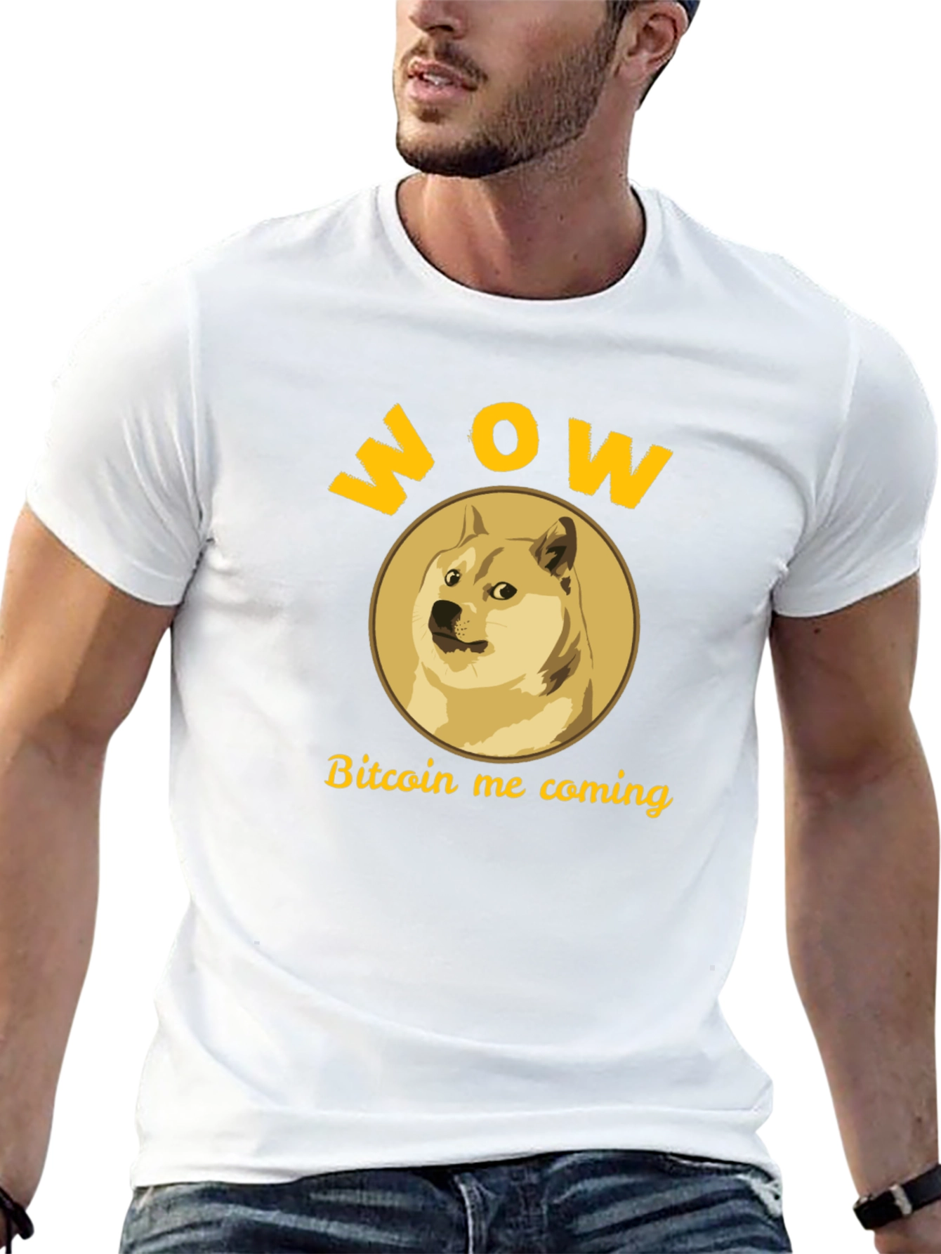 WOW Doge Bitcoin Coming T-Shirt