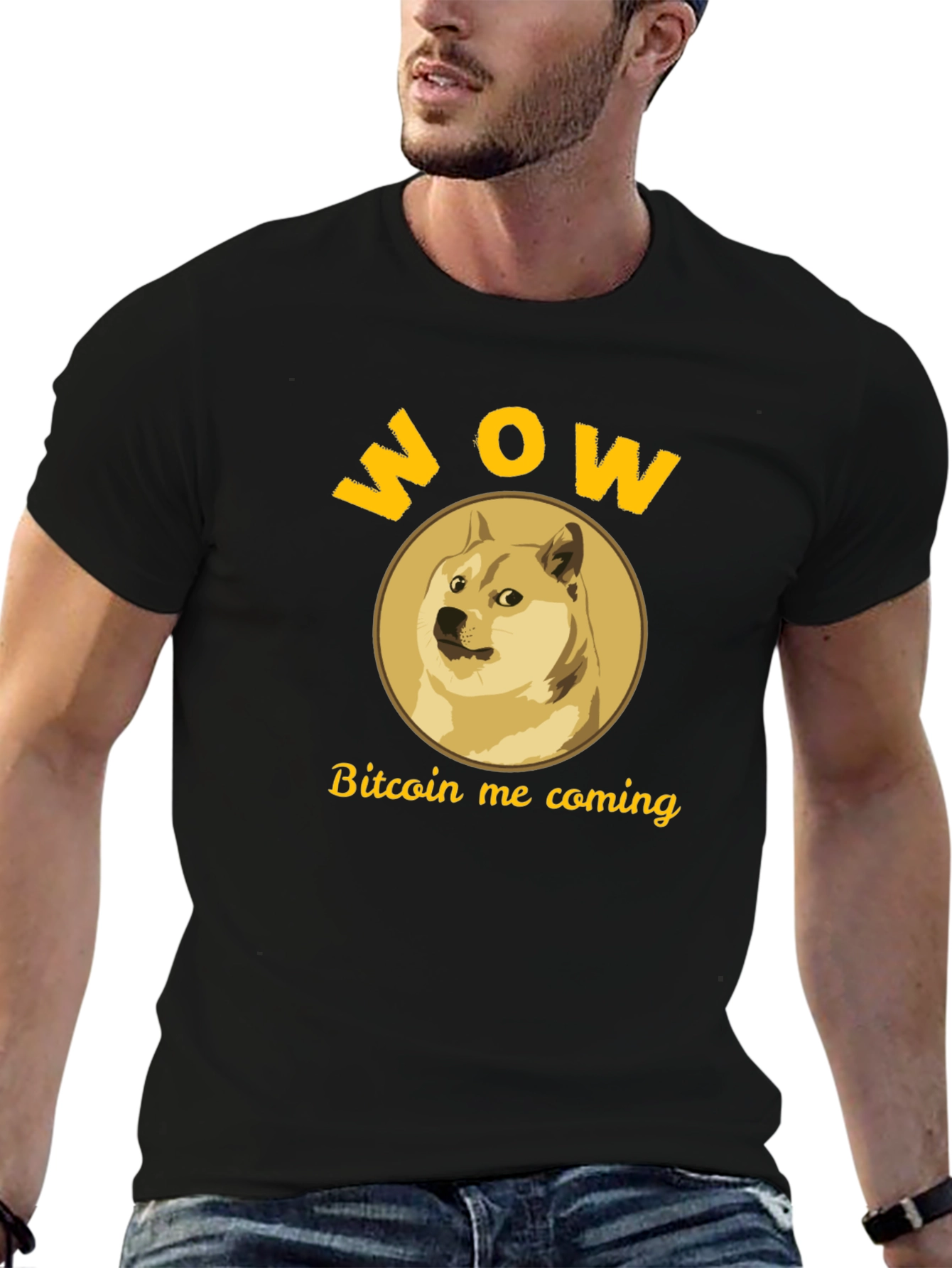 WOW Doge Bitcoin Coming T-Shirt