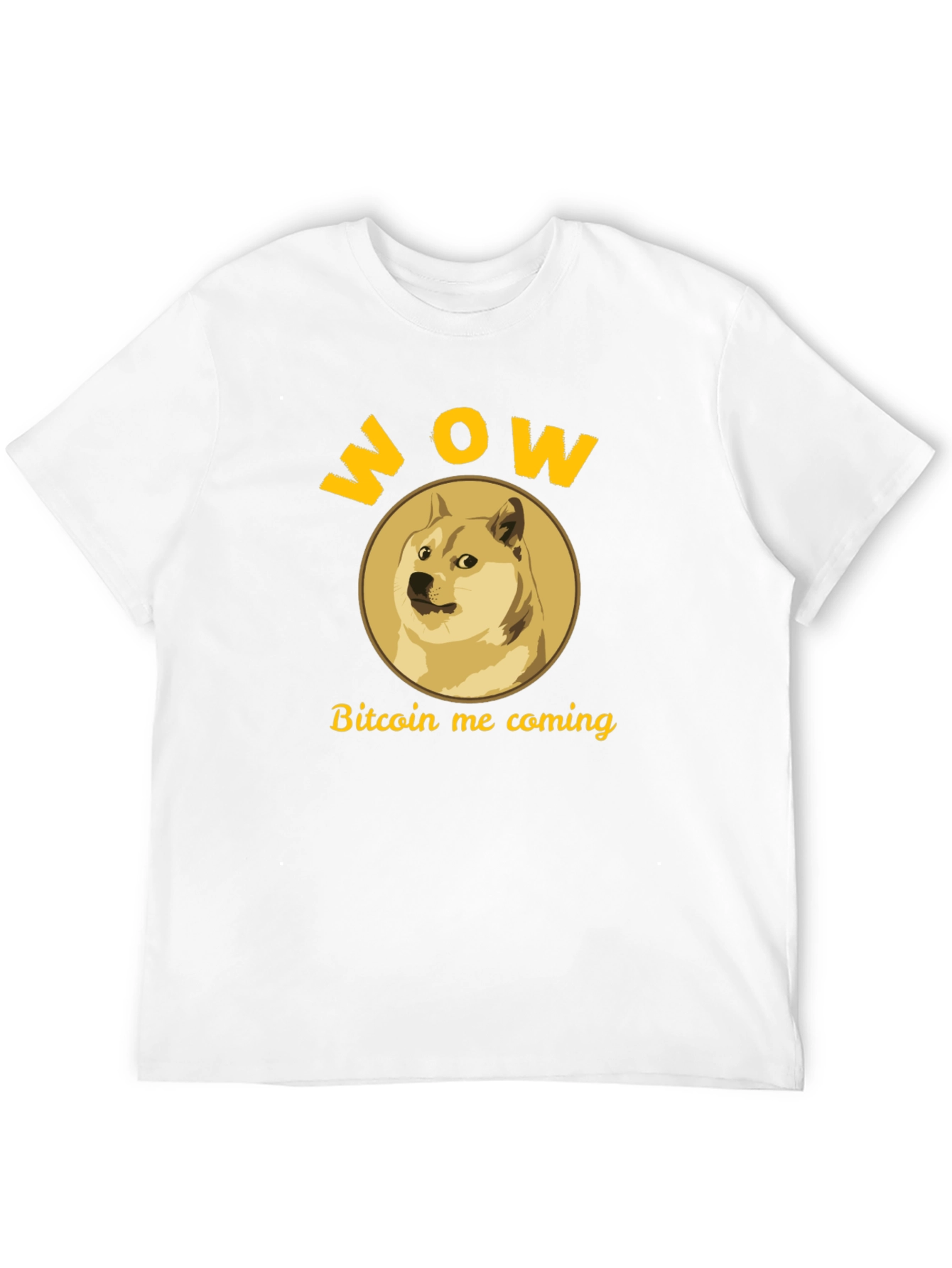 WOW Doge Bitcoin Coming T-Shirt