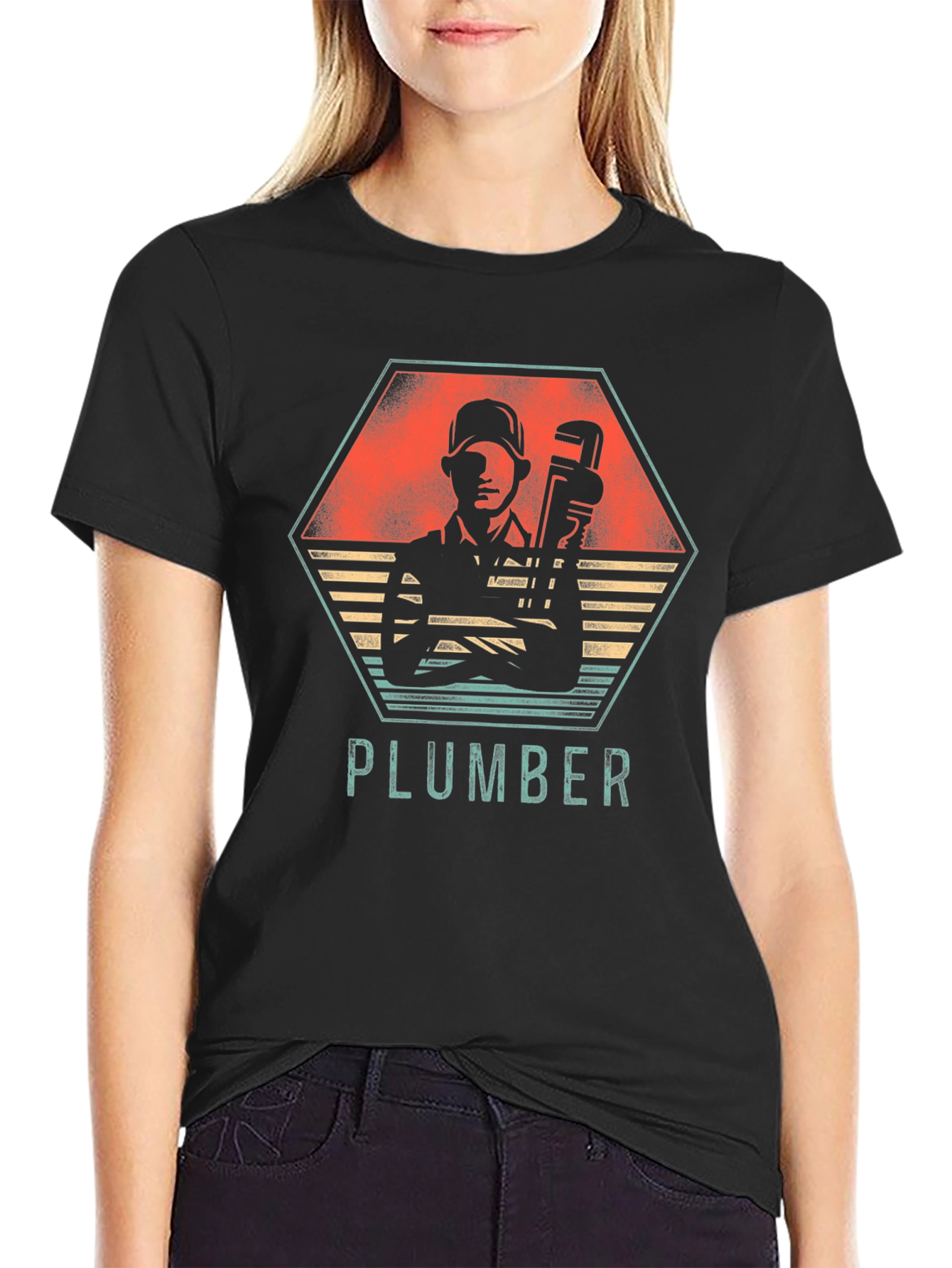 Plumber Retro Graphic Tee
