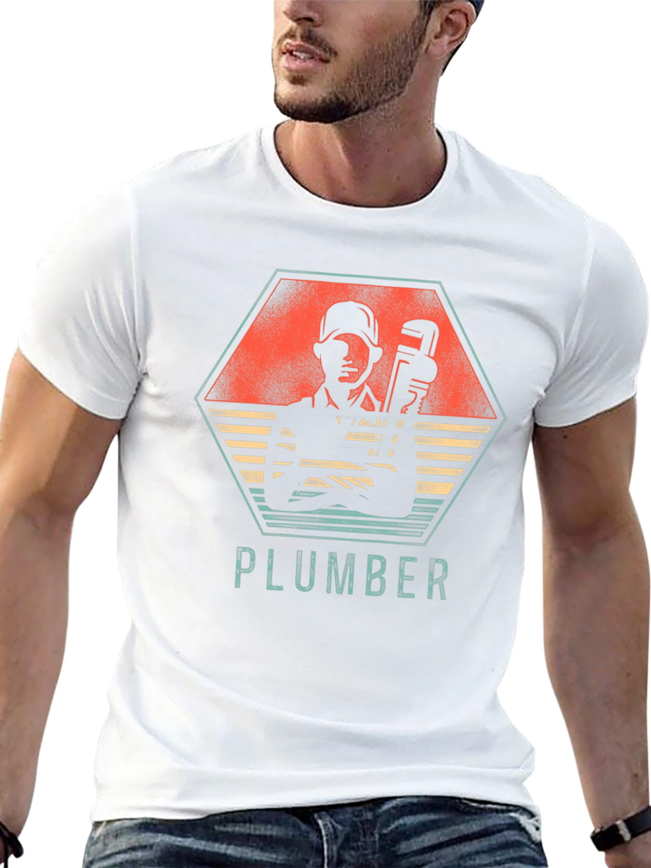 Plumber Retro Graphic Tee