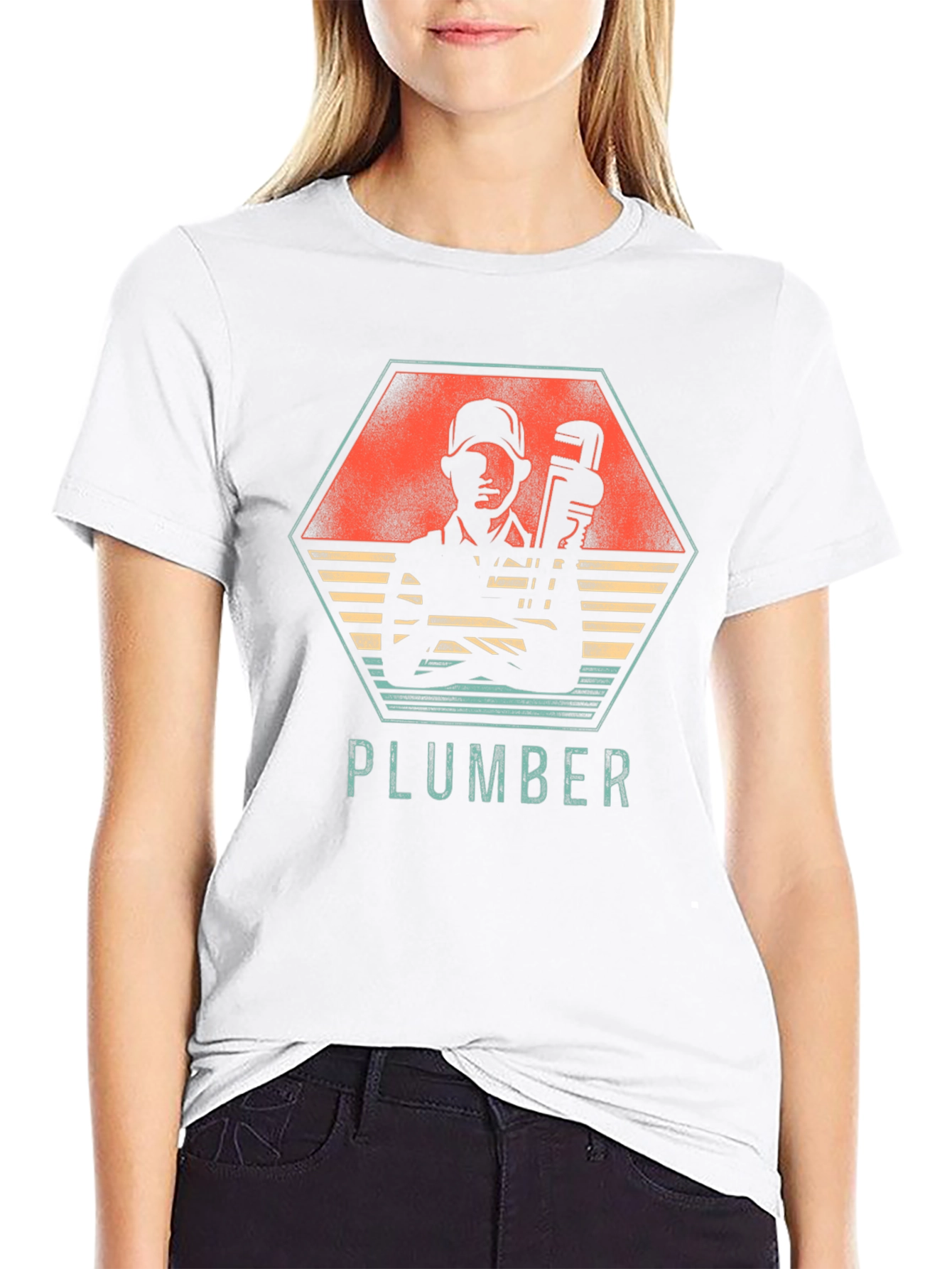 Plumber Retro Graphic Tee