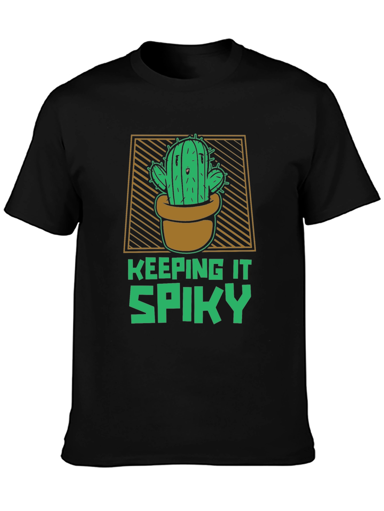 Keeping It Spiky Cactus Graphic T-Shirt
