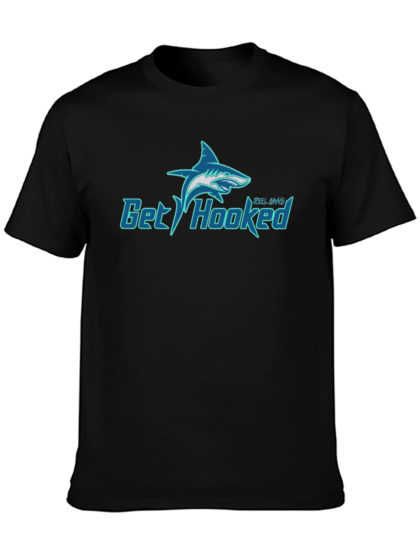 Get Hooked Reel-Savy Shark Graphic Tee