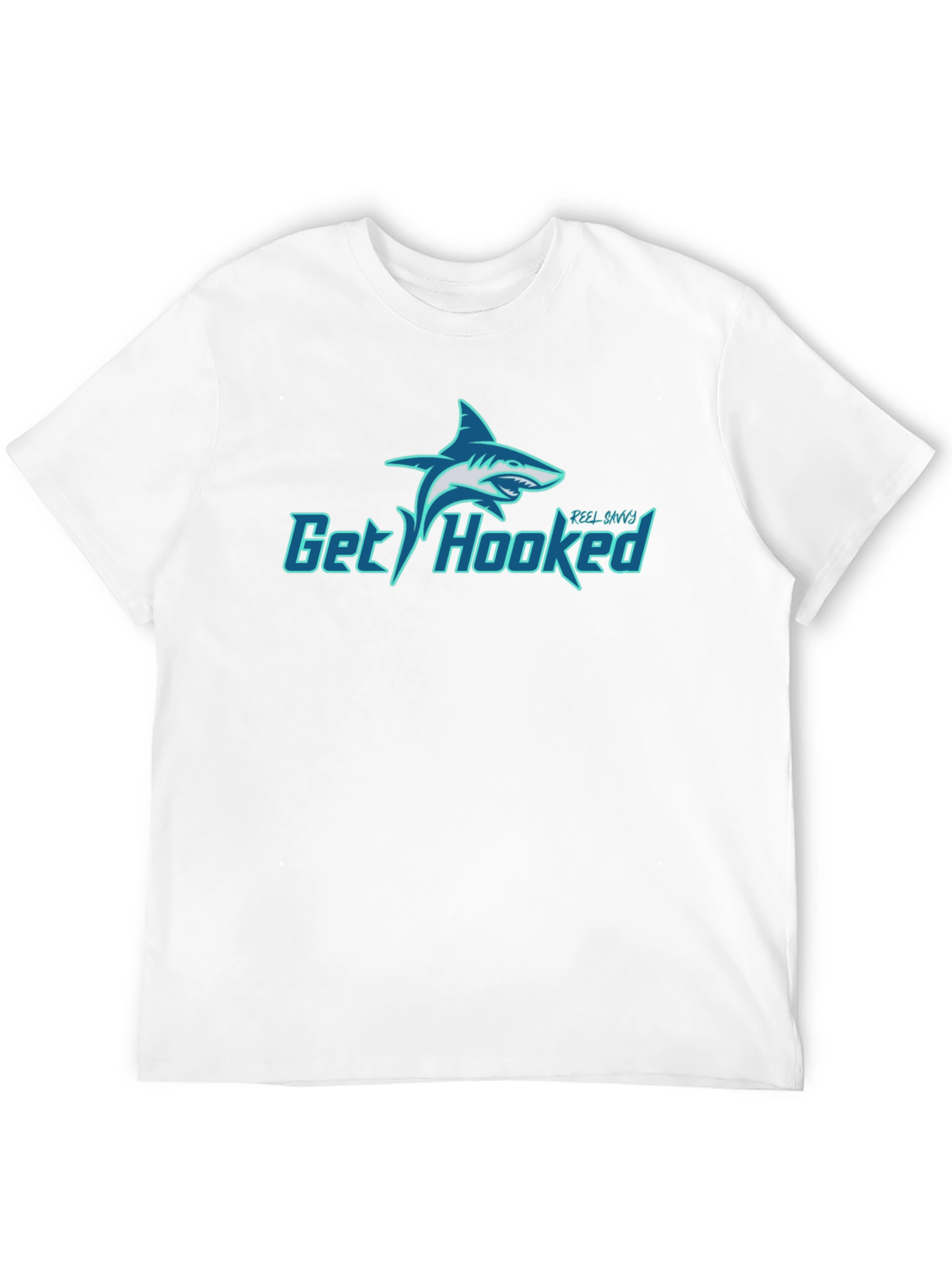 Get Hooked Reel-Savy Shark Graphic Tee