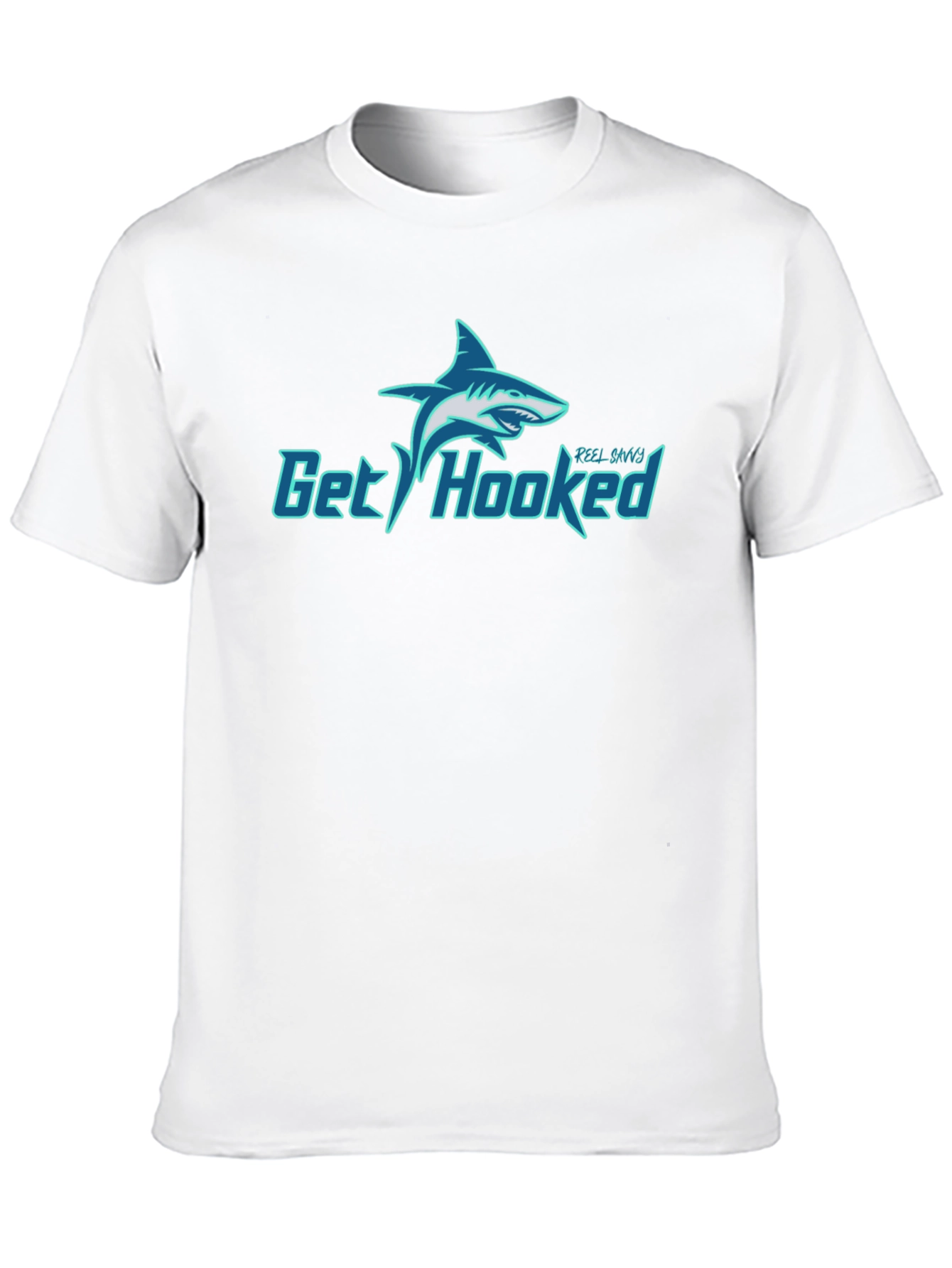 Get Hooked Reel-Savy Shark Graphic Tee