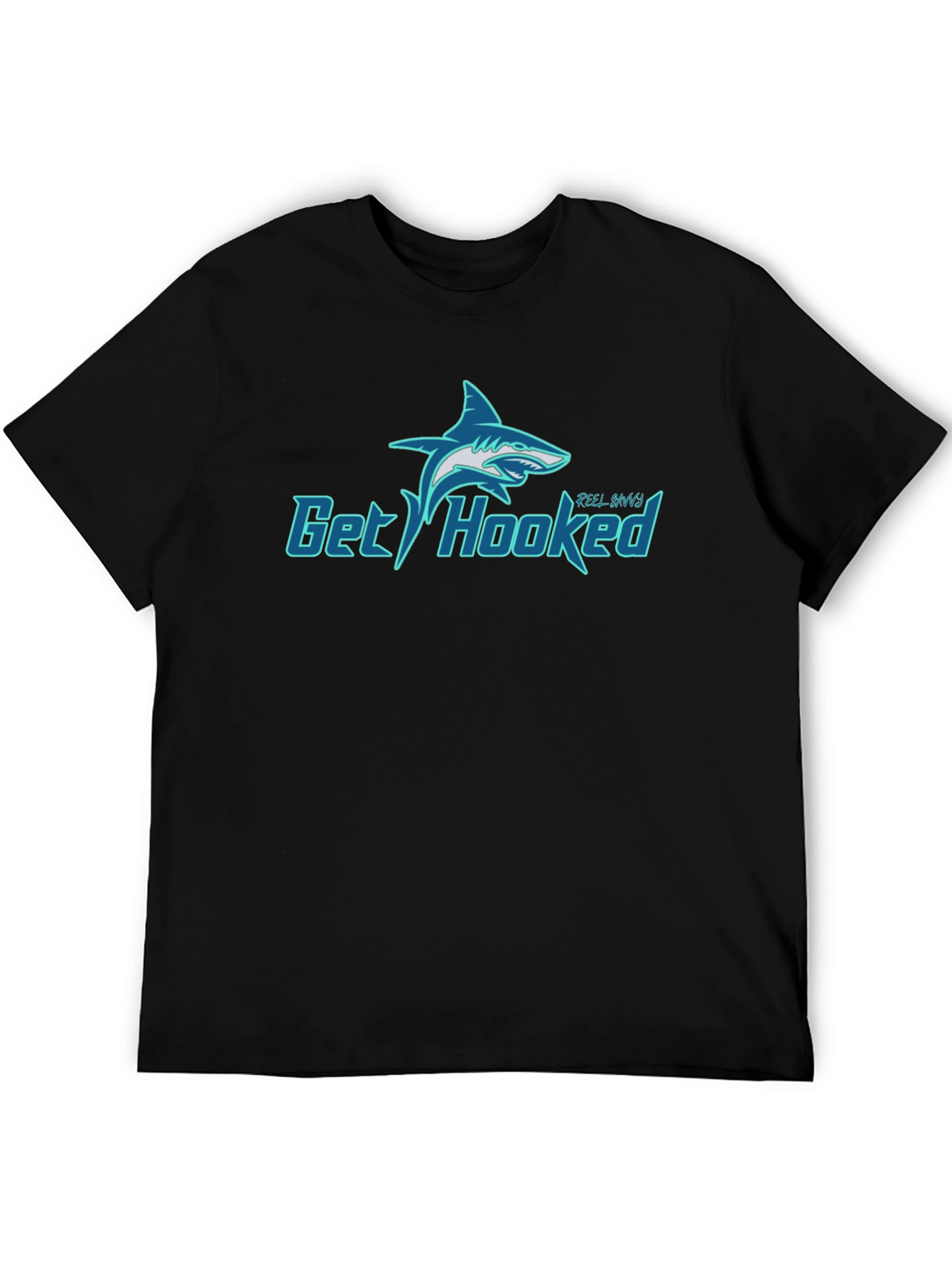 Get Hooked Reel-Savy Shark Graphic Tee