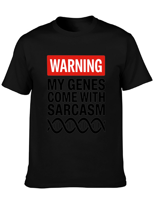 Warning Sarcasm Genes T-Shirt