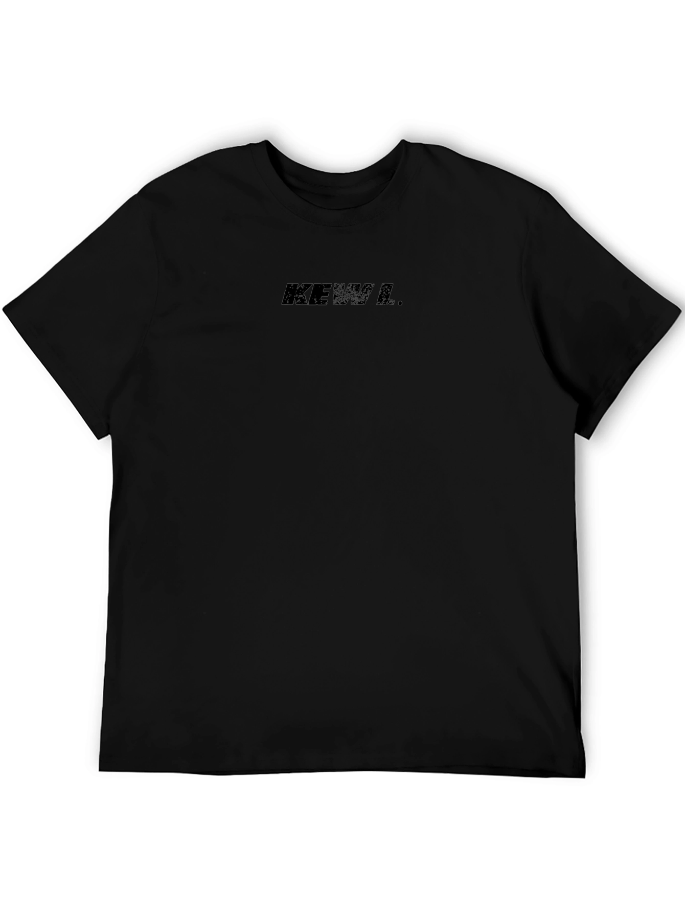 Mens Black Short Sleeve Graphic T-Shirt