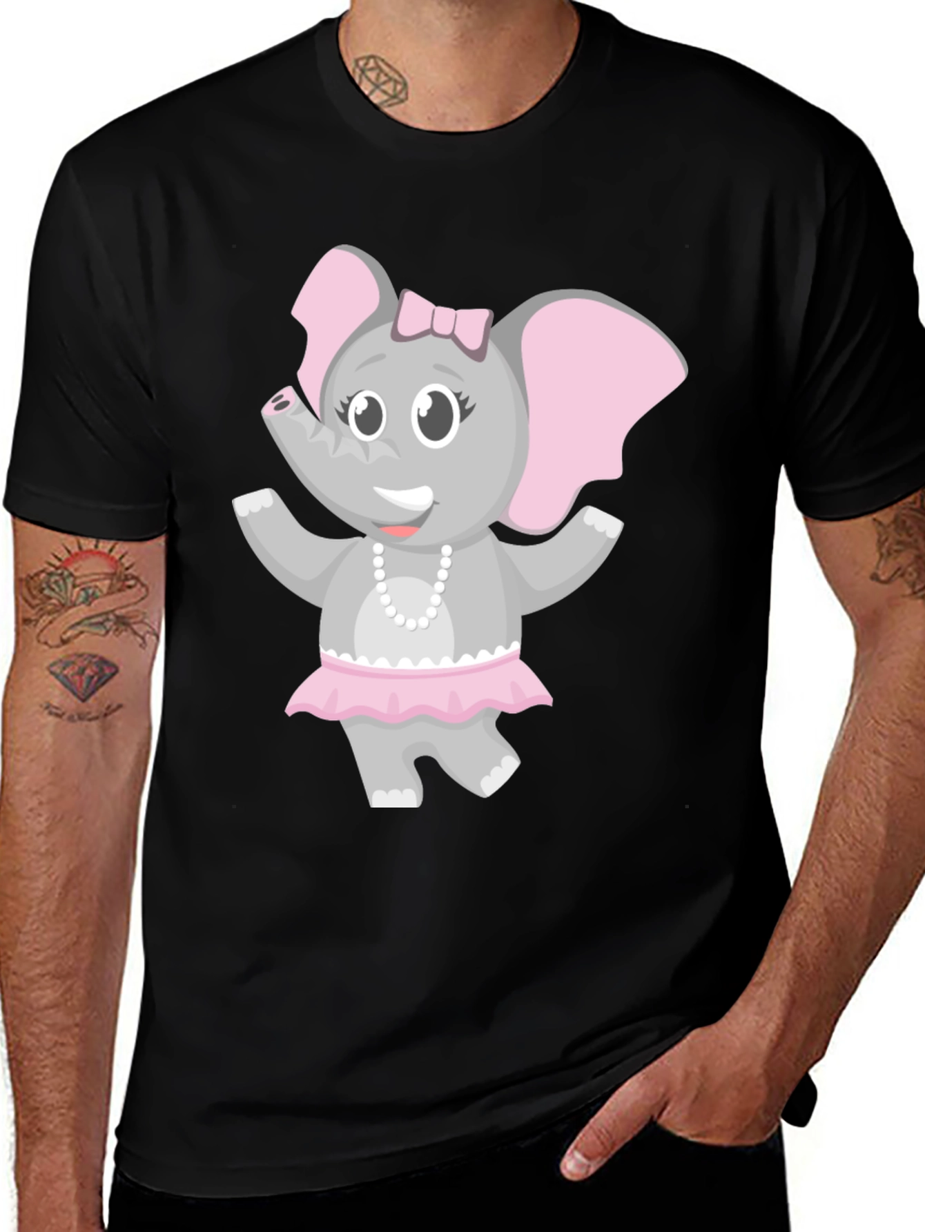 Cute Elephant Girl T-Shirt