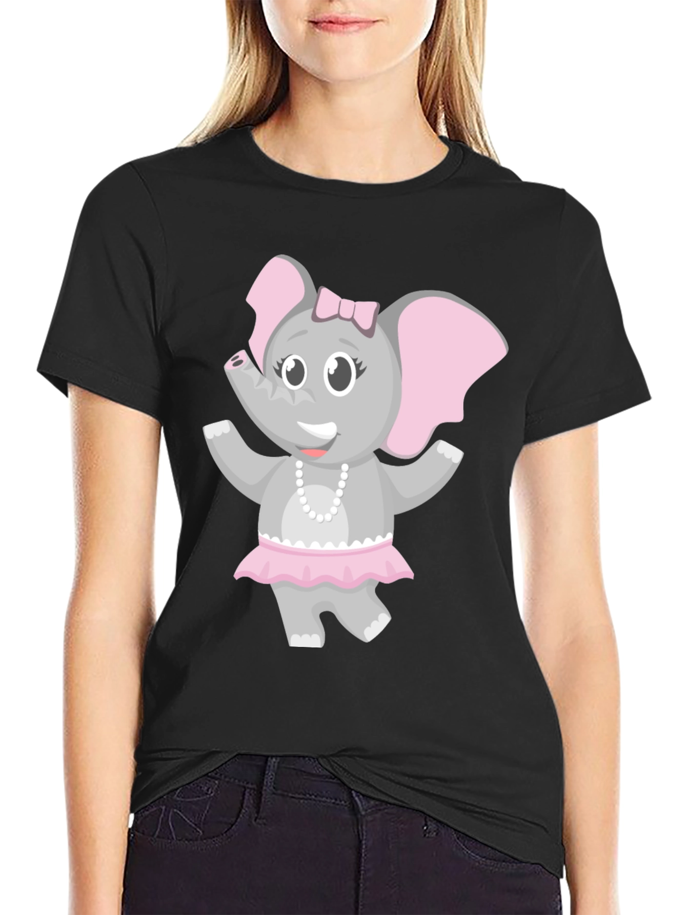 Cute Elephant Girl T-Shirt