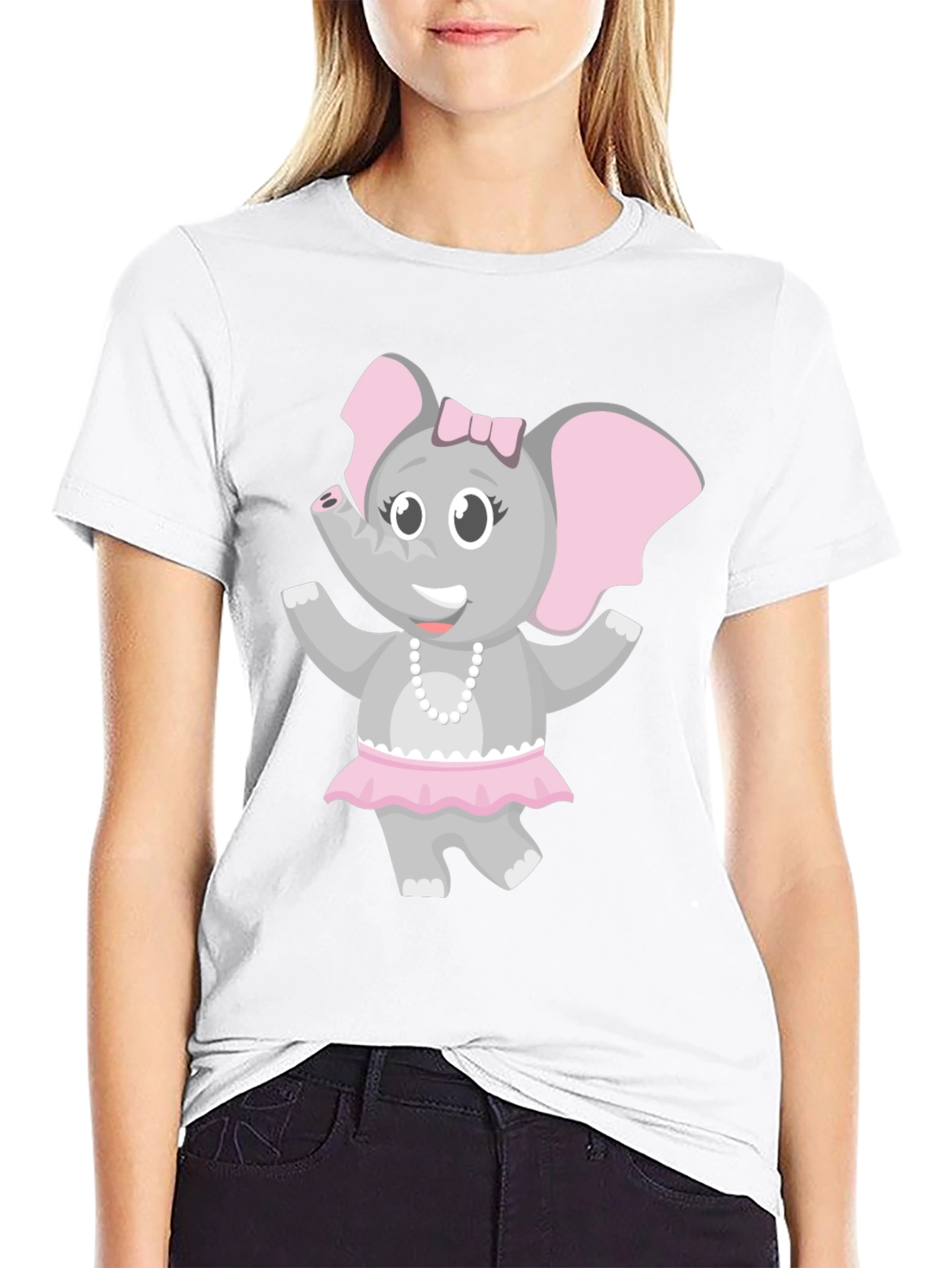 Cute Elephant Girl T-Shirt