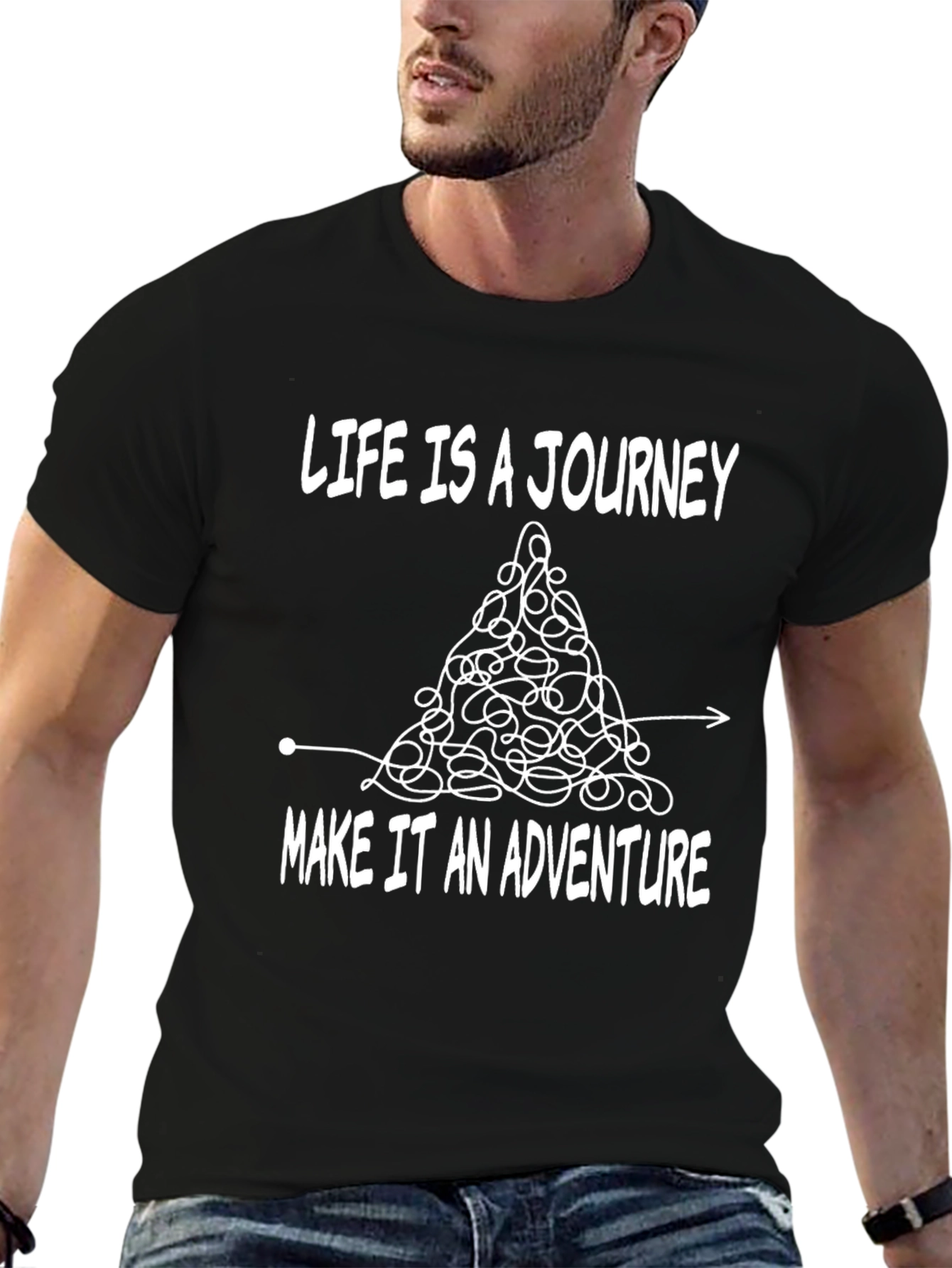 Life is a Journey T-Shirt - Adventure Design