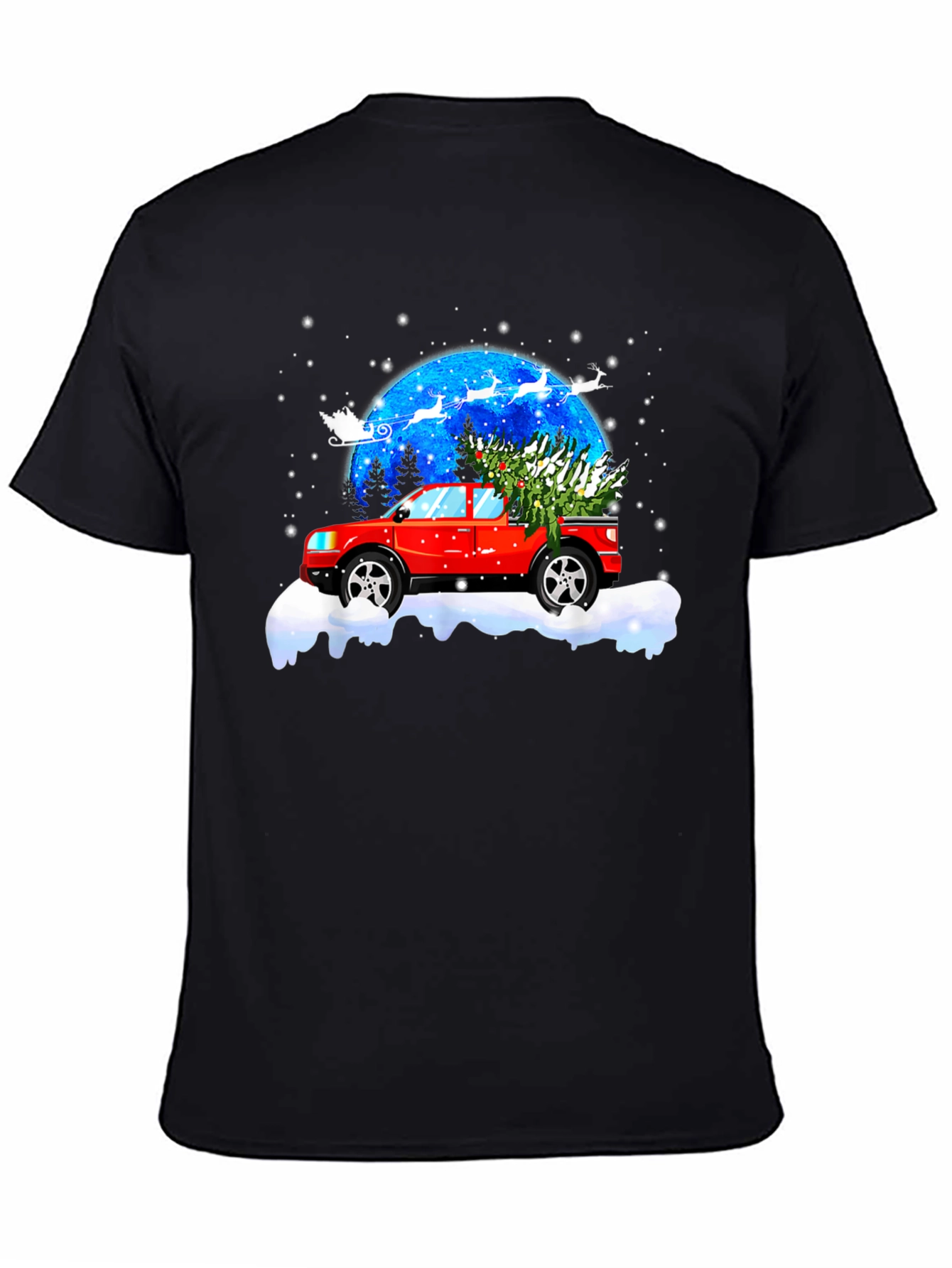 Christmas Truck Tree T-Shirt