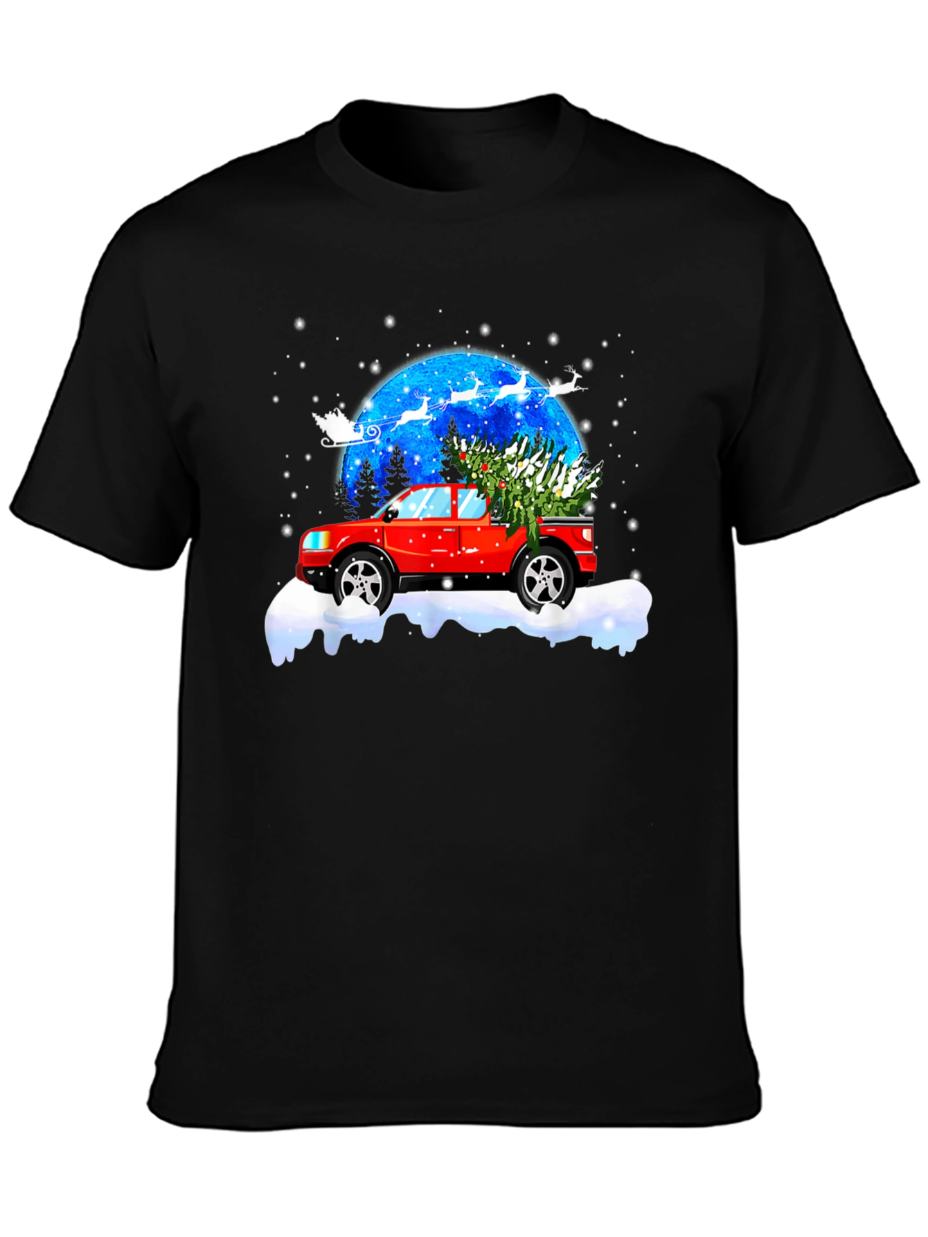 Christmas Truck Tree T-Shirt