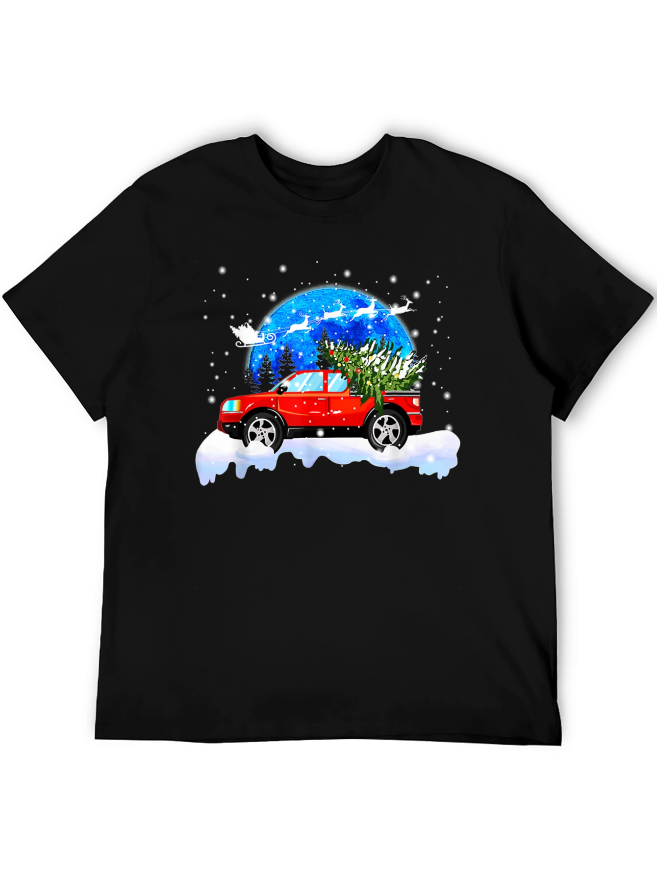 Christmas Truck Tree T-Shirt