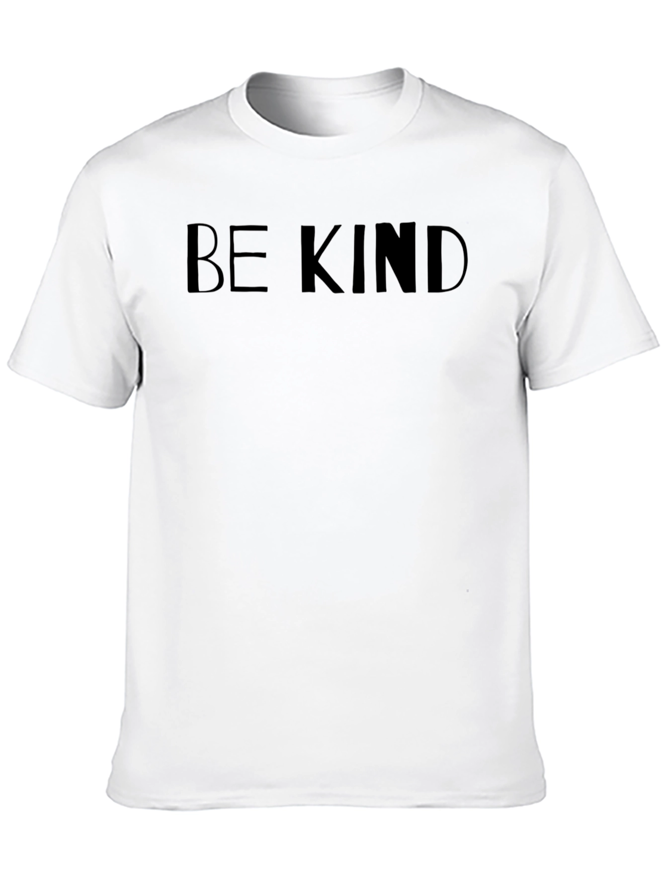 Be Kind Graphic Tee - Soft Black Cotton T-Shirt