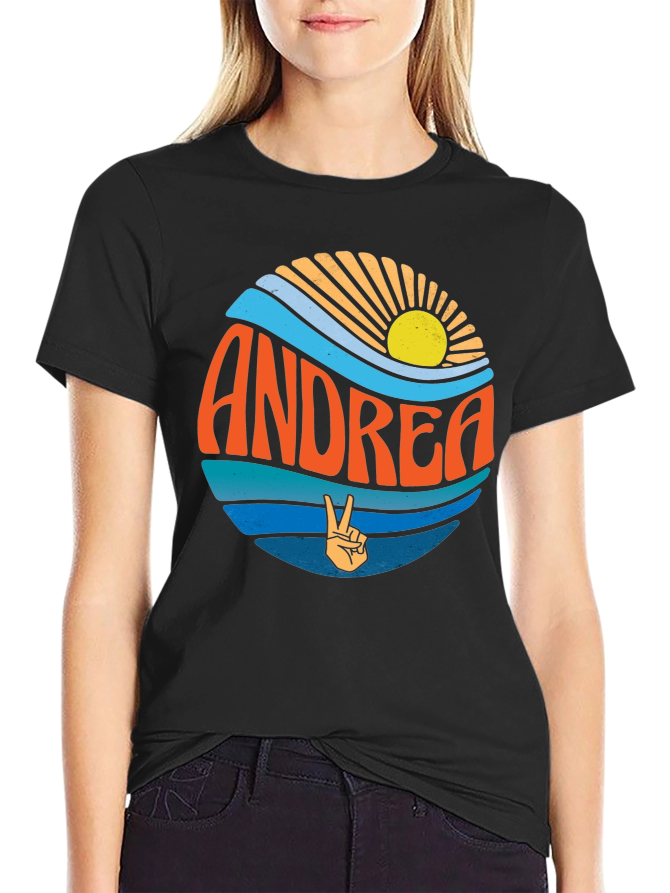 Andrea Retro Graphic T-Shirt