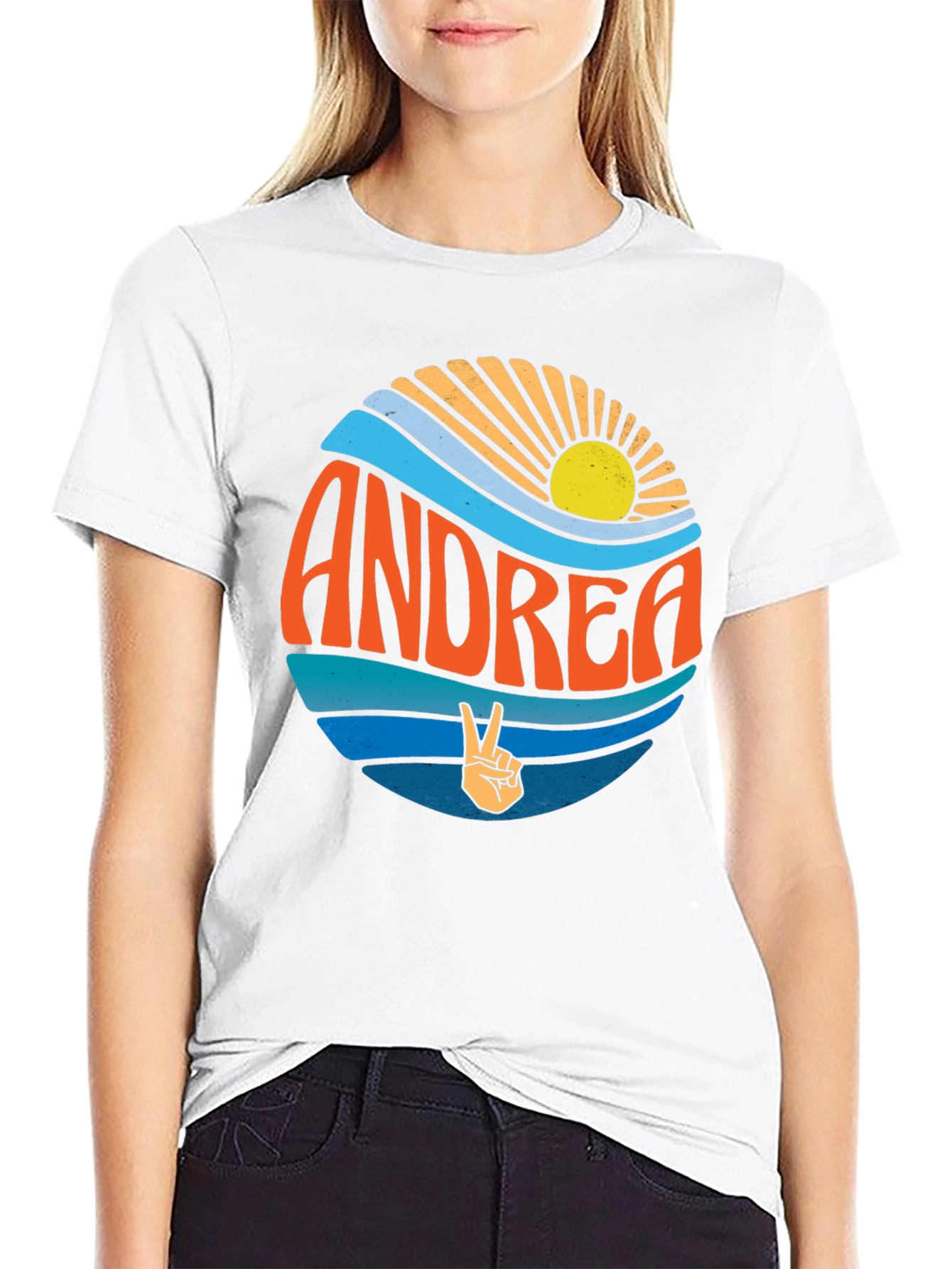 Andrea Retro Graphic T-Shirt