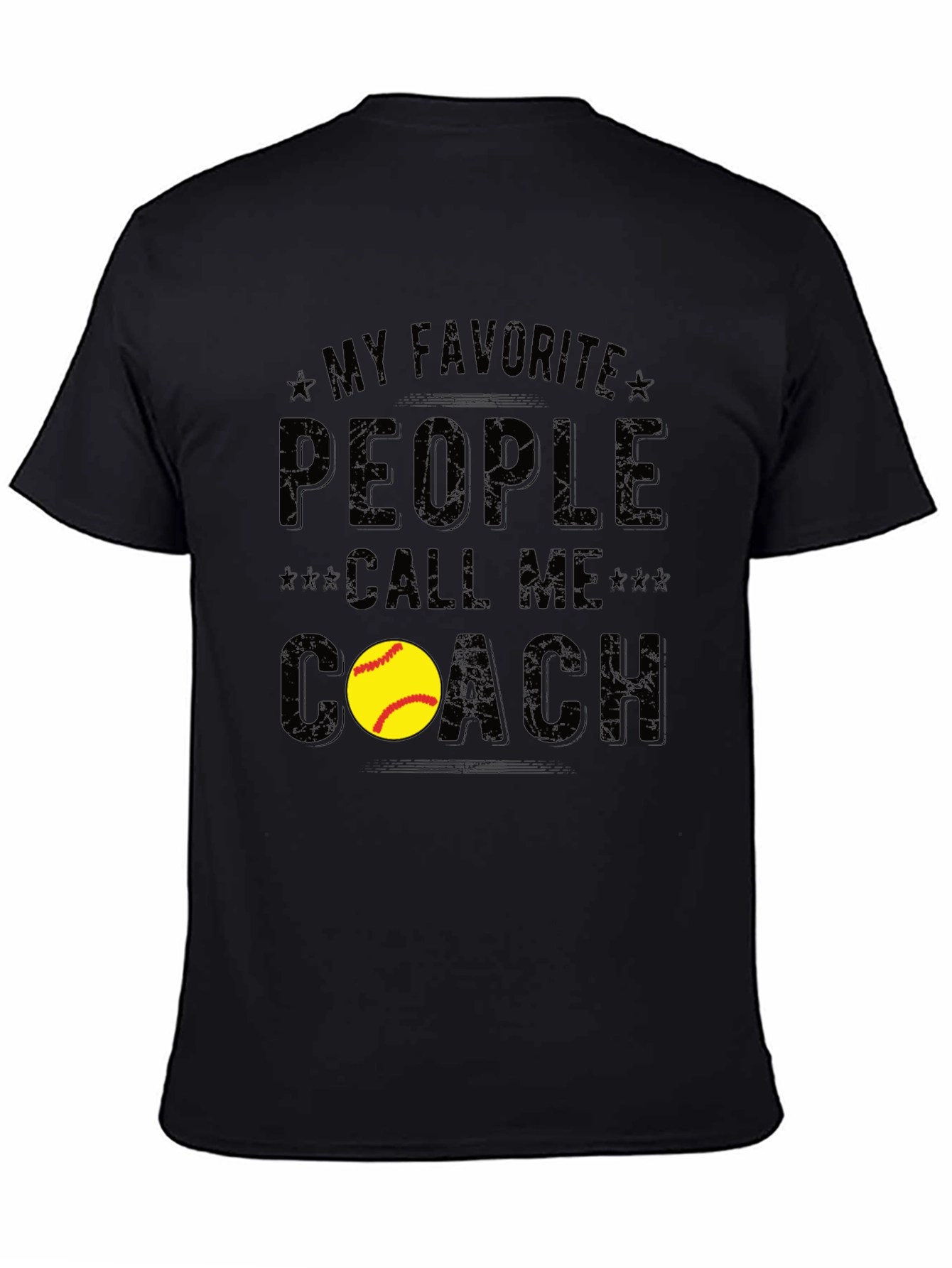 My Favorite People Call Me Coach Graphic Tee