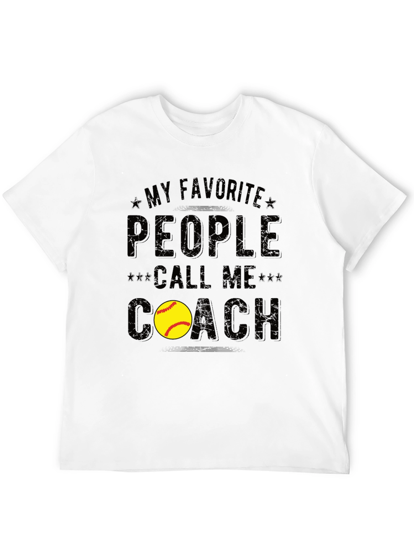 My Favorite People Call Me Coach Graphic Tee