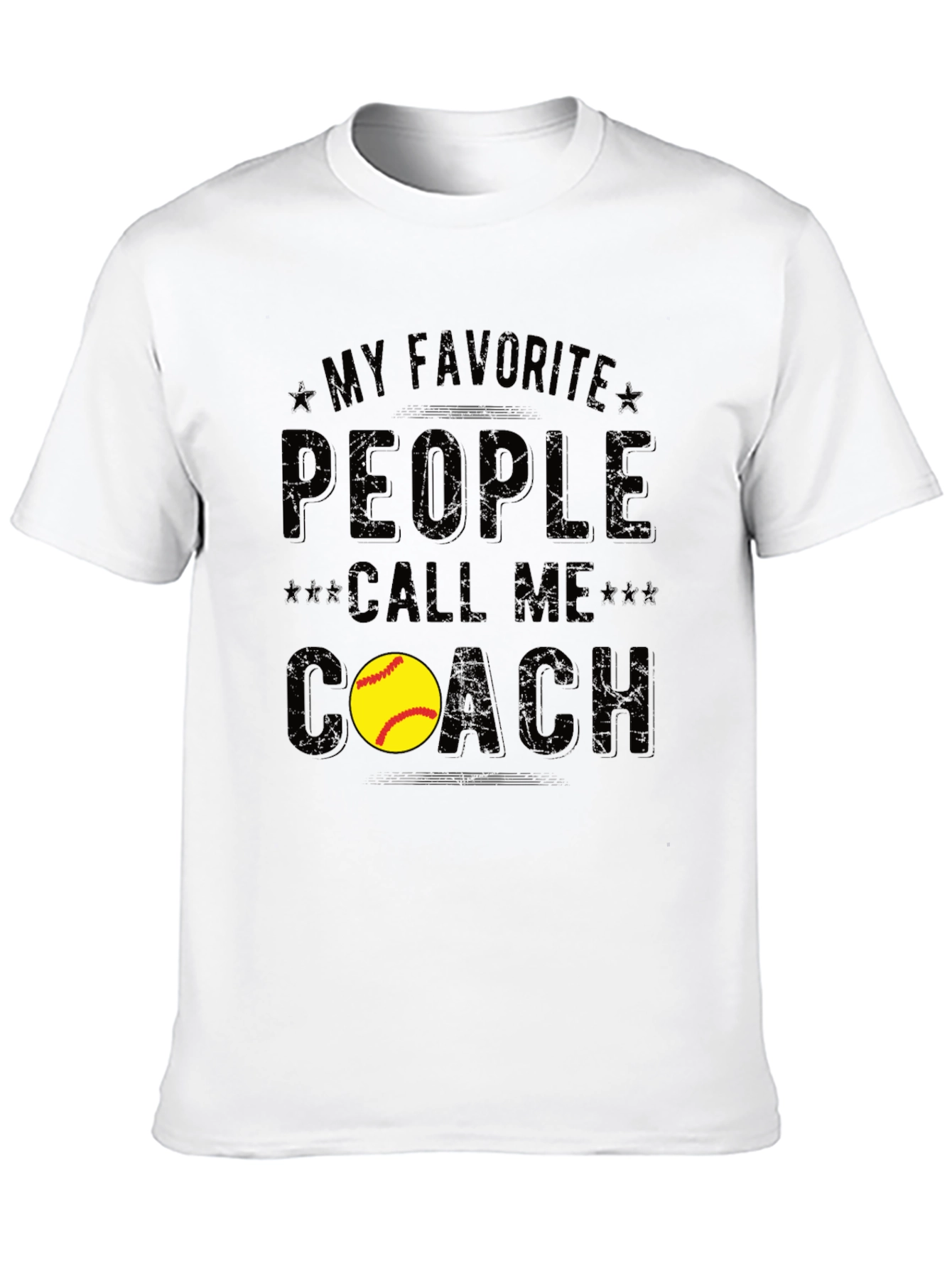 My Favorite People Call Me Coach Graphic Tee