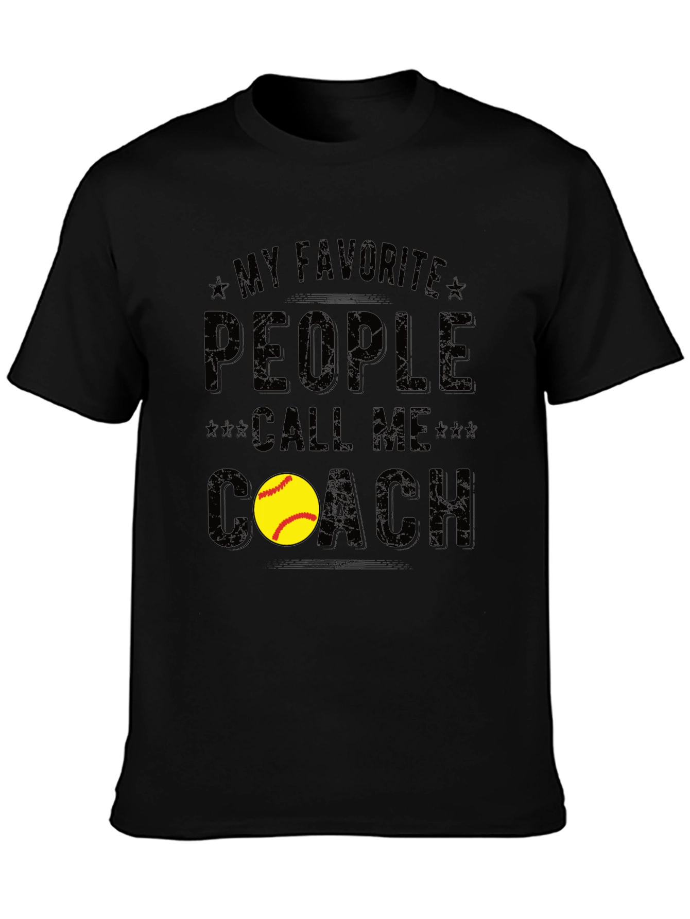 My Favorite People Call Me Coach Graphic Tee