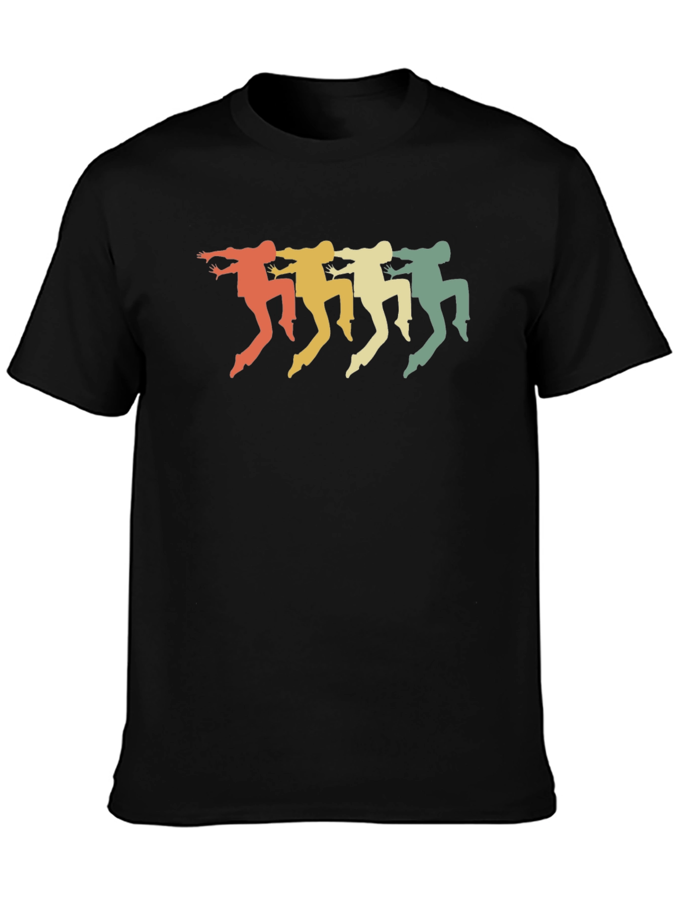 Retro Dance Silhouette Graphic T-Shirt