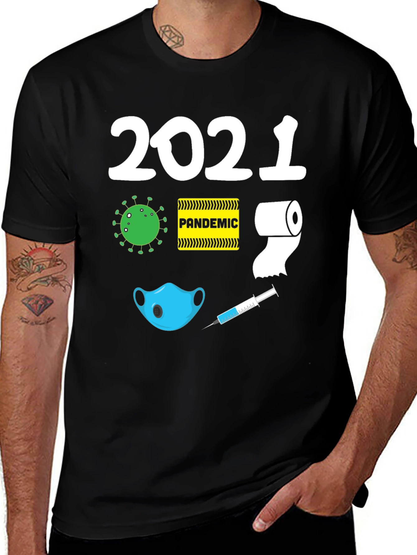 2021 Pandemic Humor Graphic T-Shirt