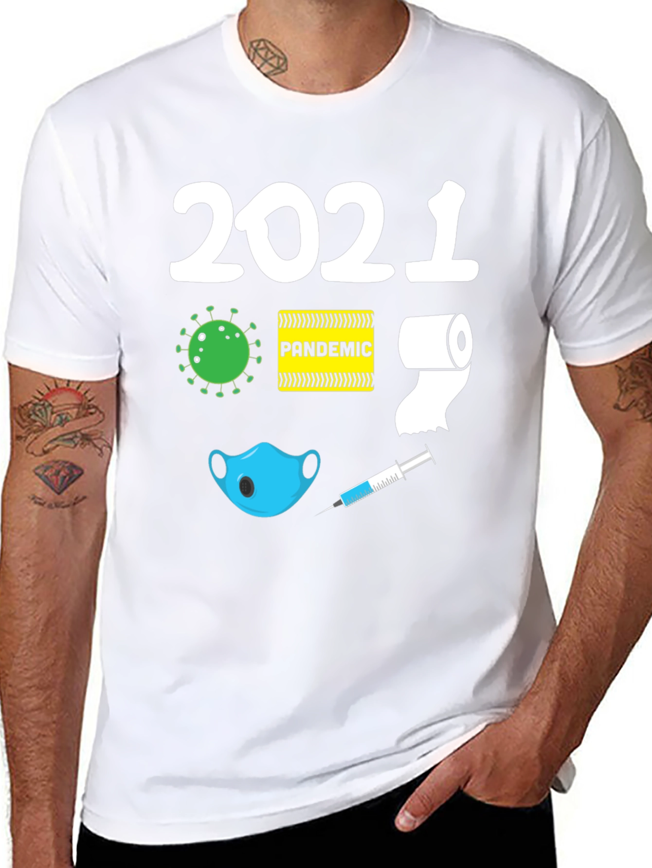2021 Pandemic Humor Graphic T-Shirt