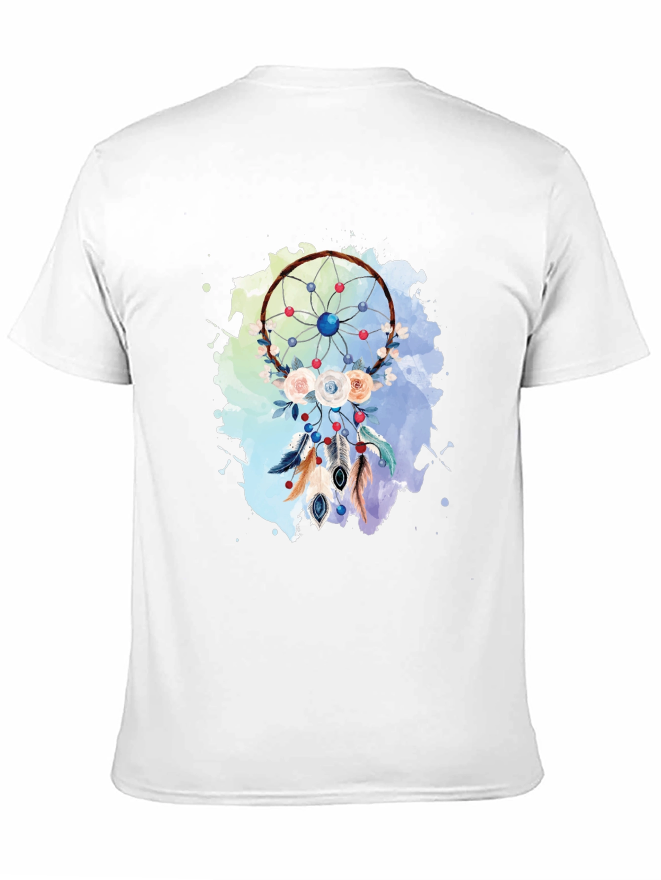 Dream Catcher Graphic Print Black T-Shirt