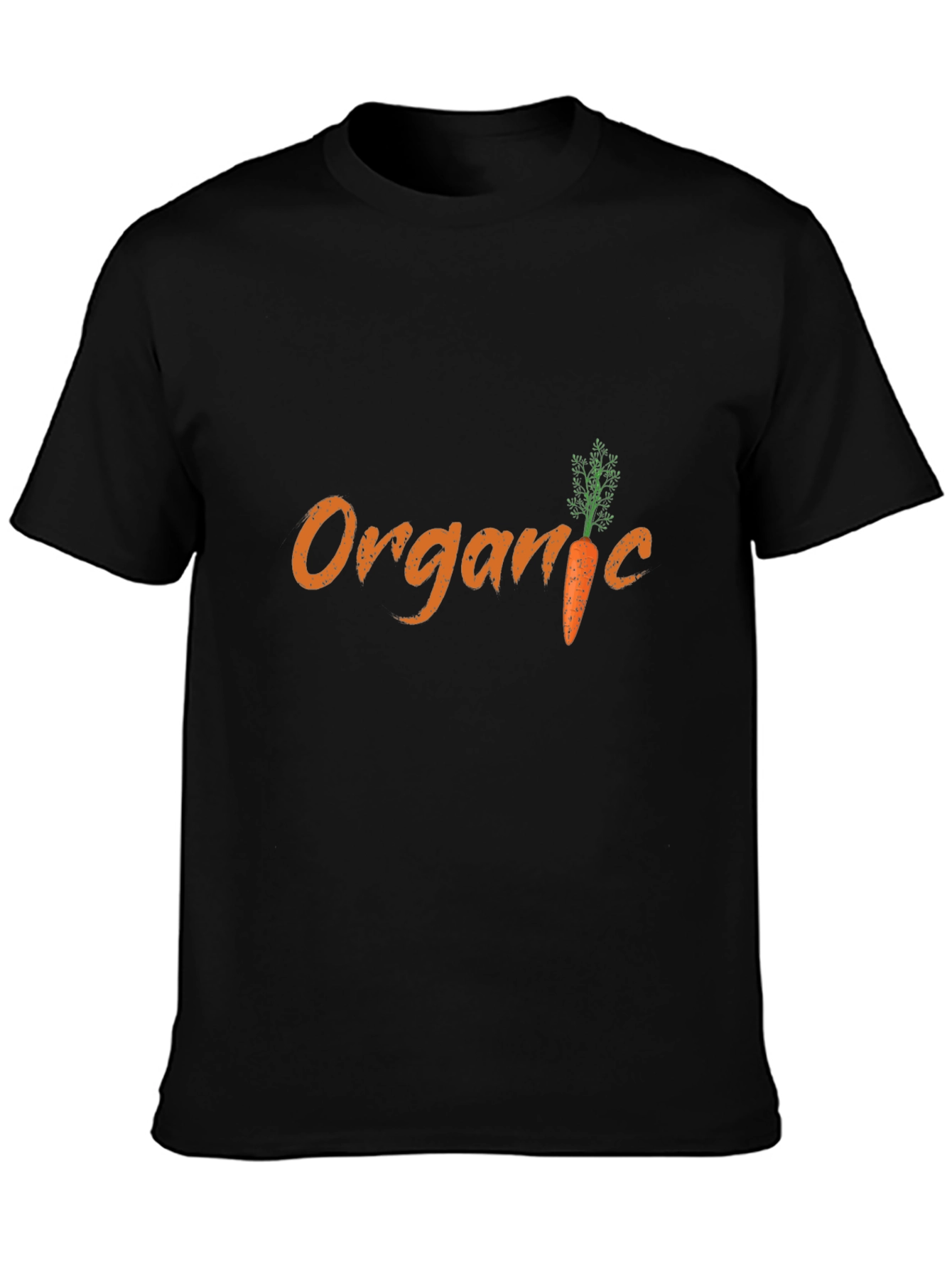 Organic Carrot Graphic Tee - Soft Cotton Blend