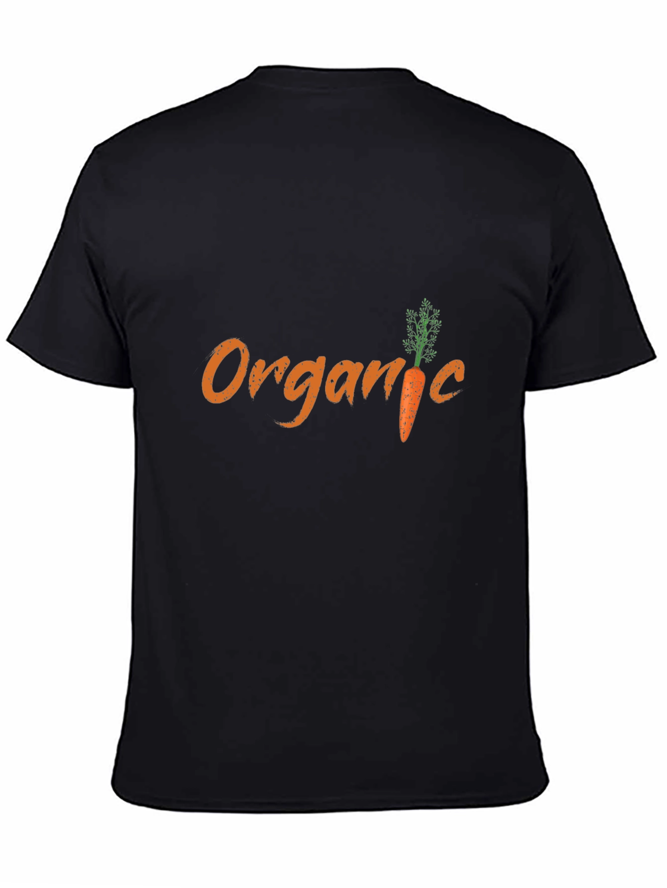 Organic Carrot Graphic Tee - Soft Cotton Blend