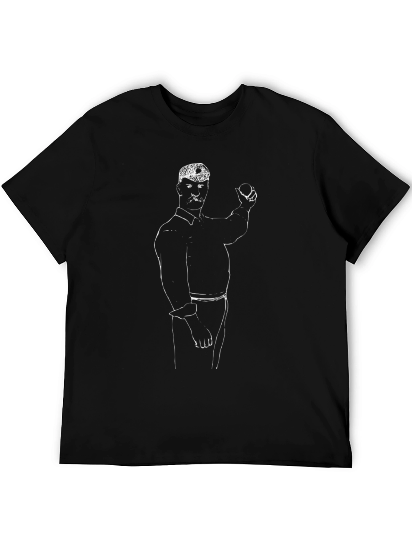 Sketch Art Black Graphic Tee