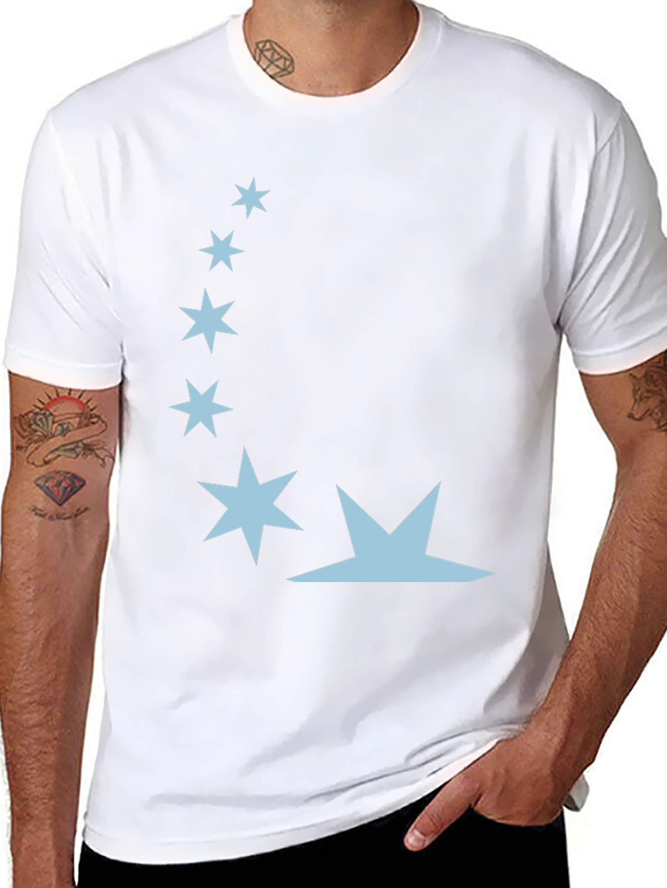 Celestial Star Graphic Tee - Soft Cotton Blend