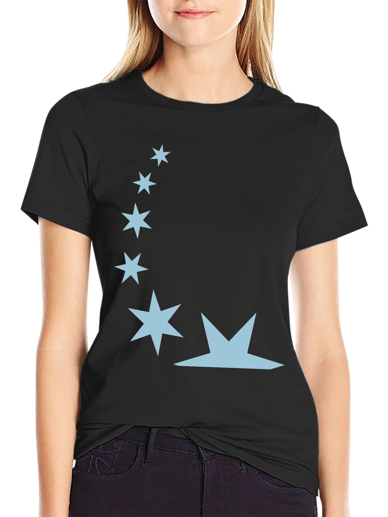 Celestial Star Graphic Tee - Soft Cotton Blend