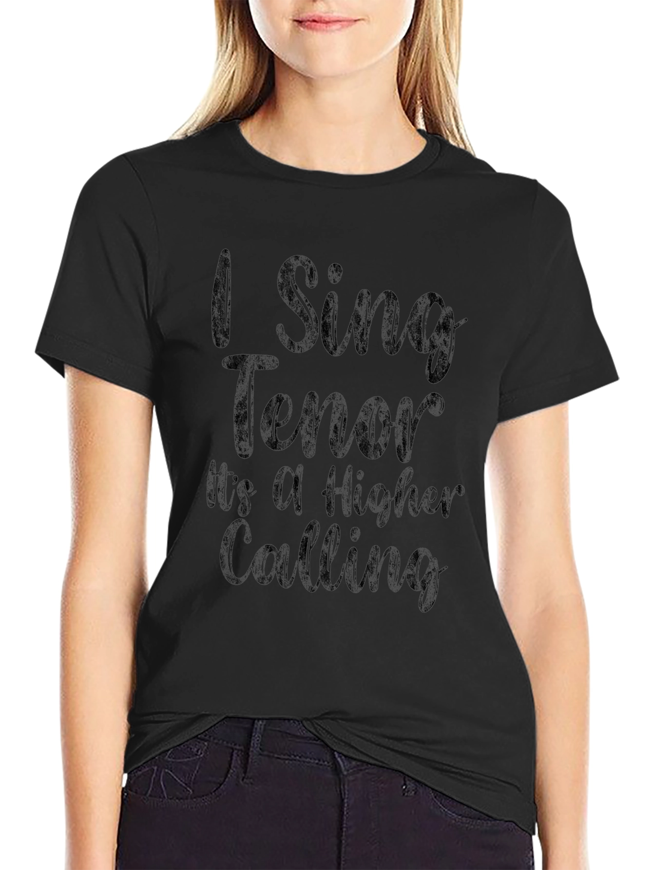 I Sing Tenor T-Shirt - Higher Calling Design