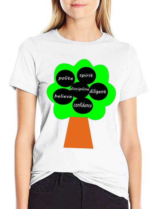 Motivational Tree Black T-Shirt